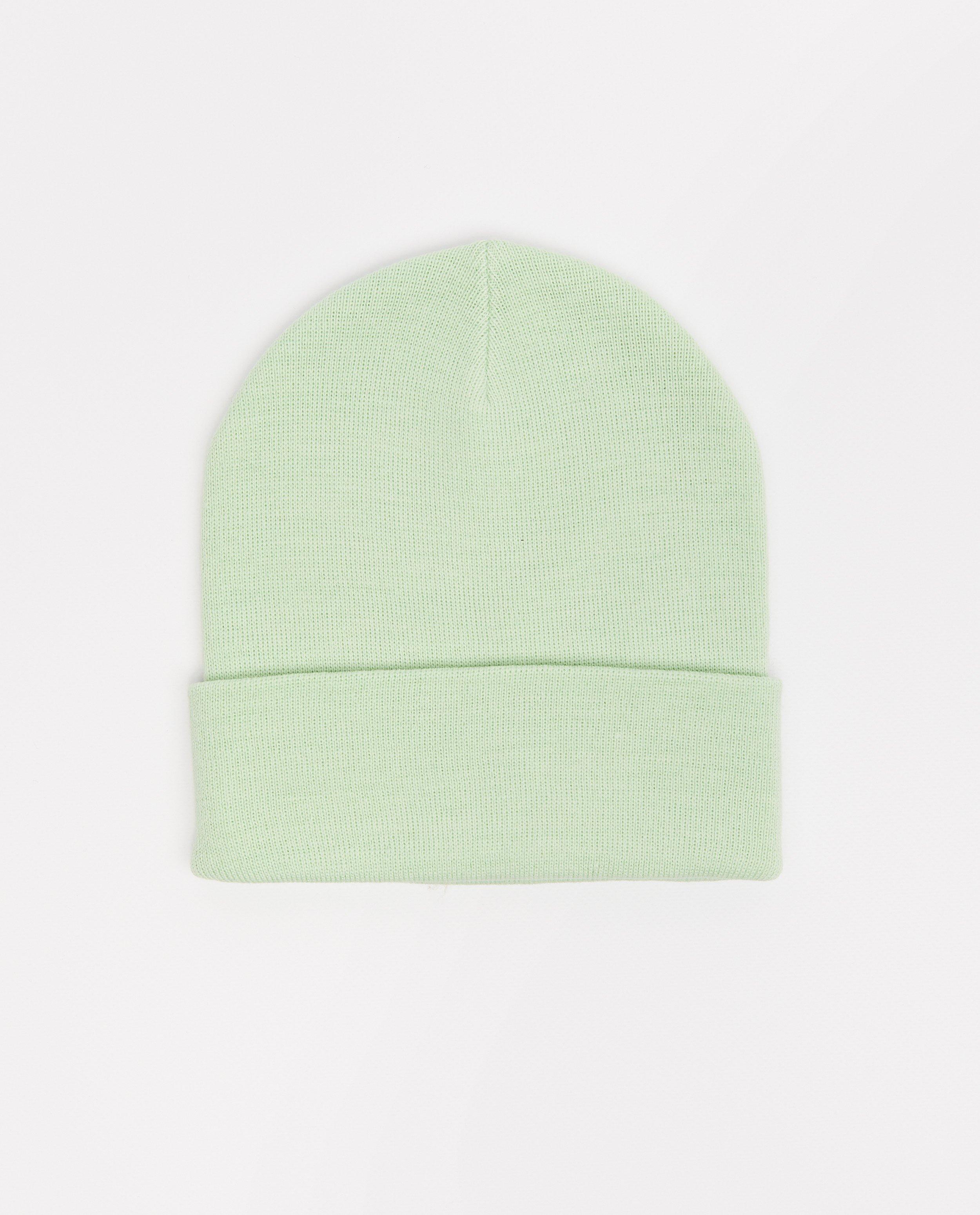 Bonnet vert menthe Pieces - contient du Polylana - Pieces