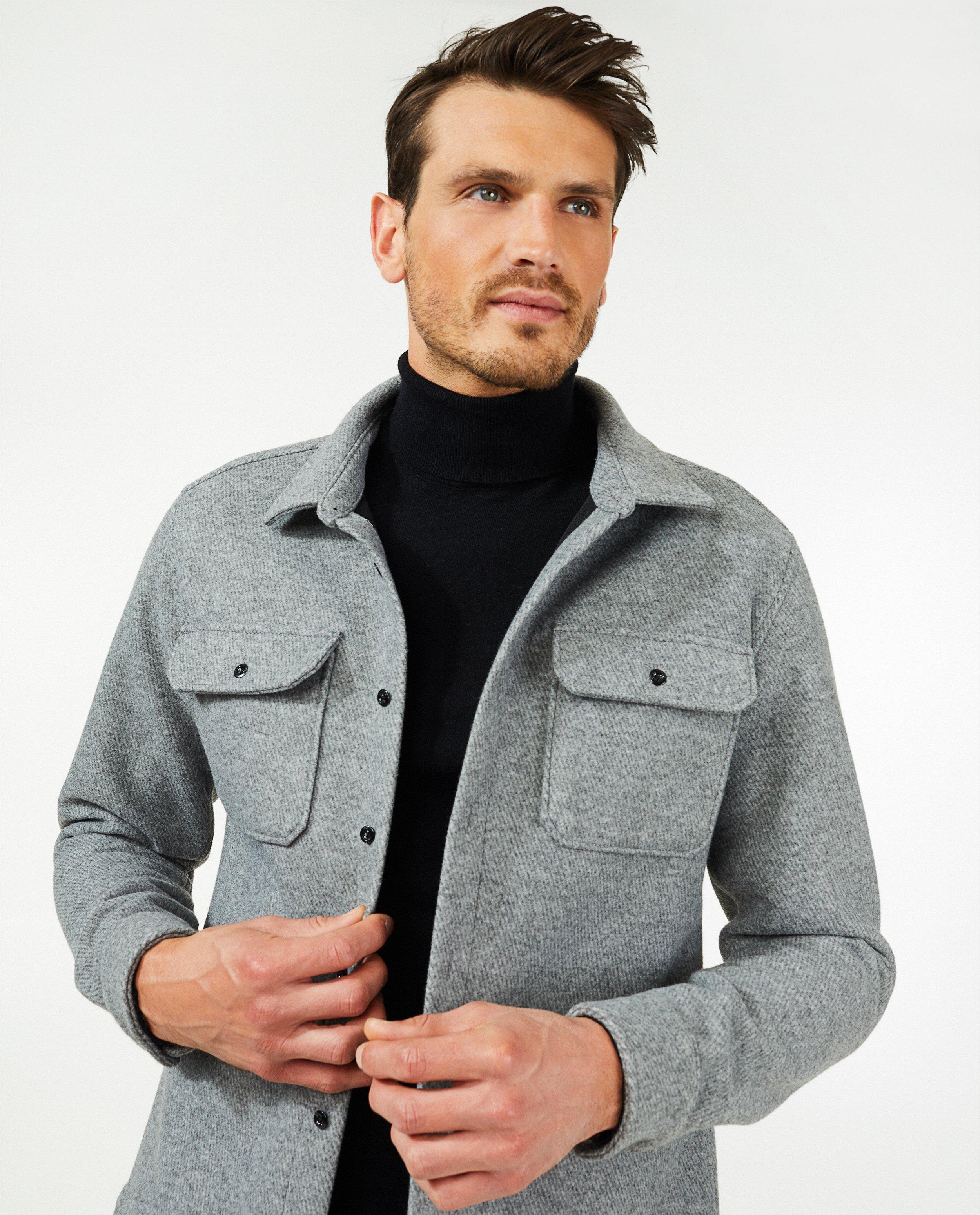 Chemises - Veste chemise grise QS by s.Oliver