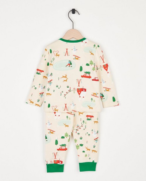 Pyjamas - Pyjama de Noël beige, bébés