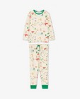Pyjamas - Pyjama beige de Noël, 2-7 ans