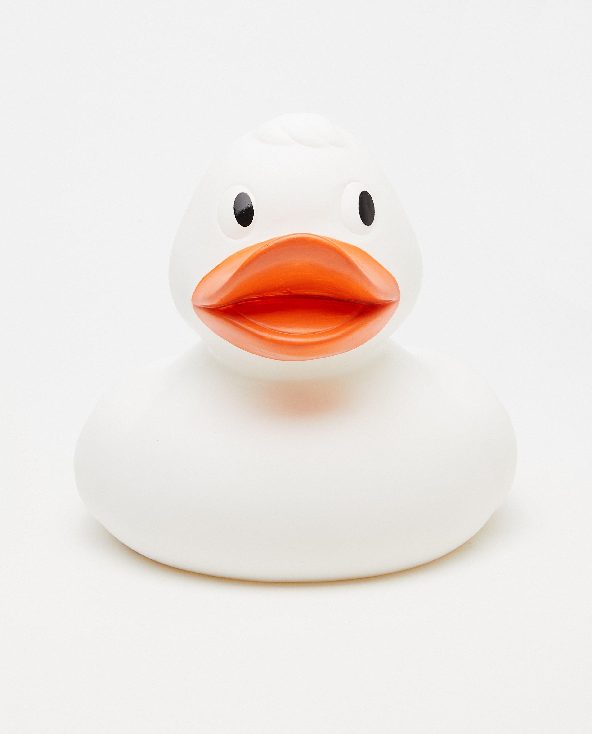 Grand canard de bain blanc Isabelle Laurier - plastique - Isabelle Laurier