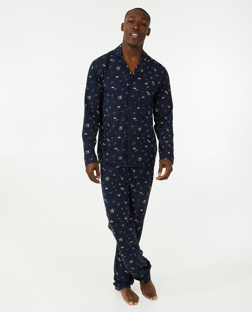 Pyjamas - Pyjama de Noël bleu, hommes