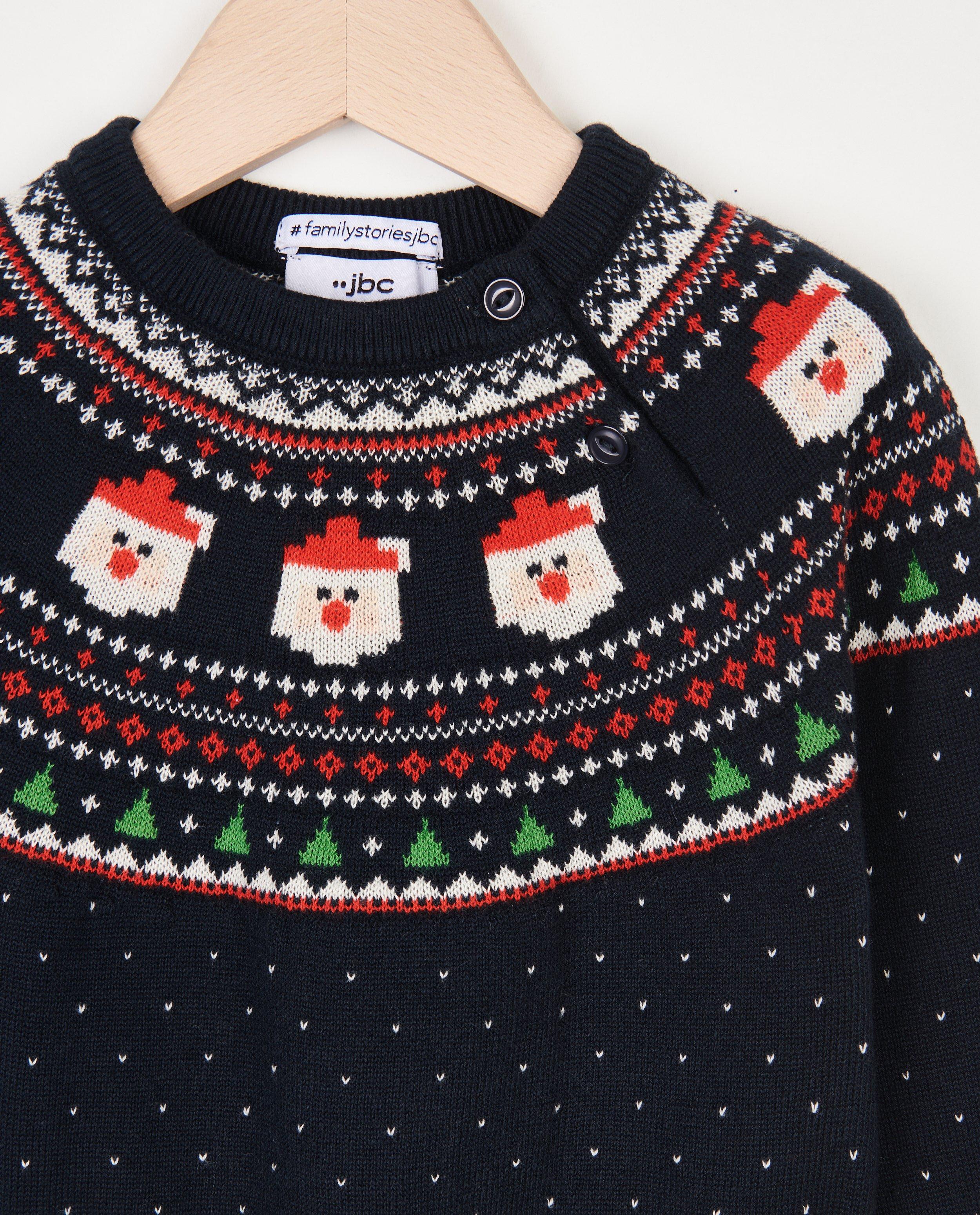 Pulls - Pull de Noël bleu, bébés