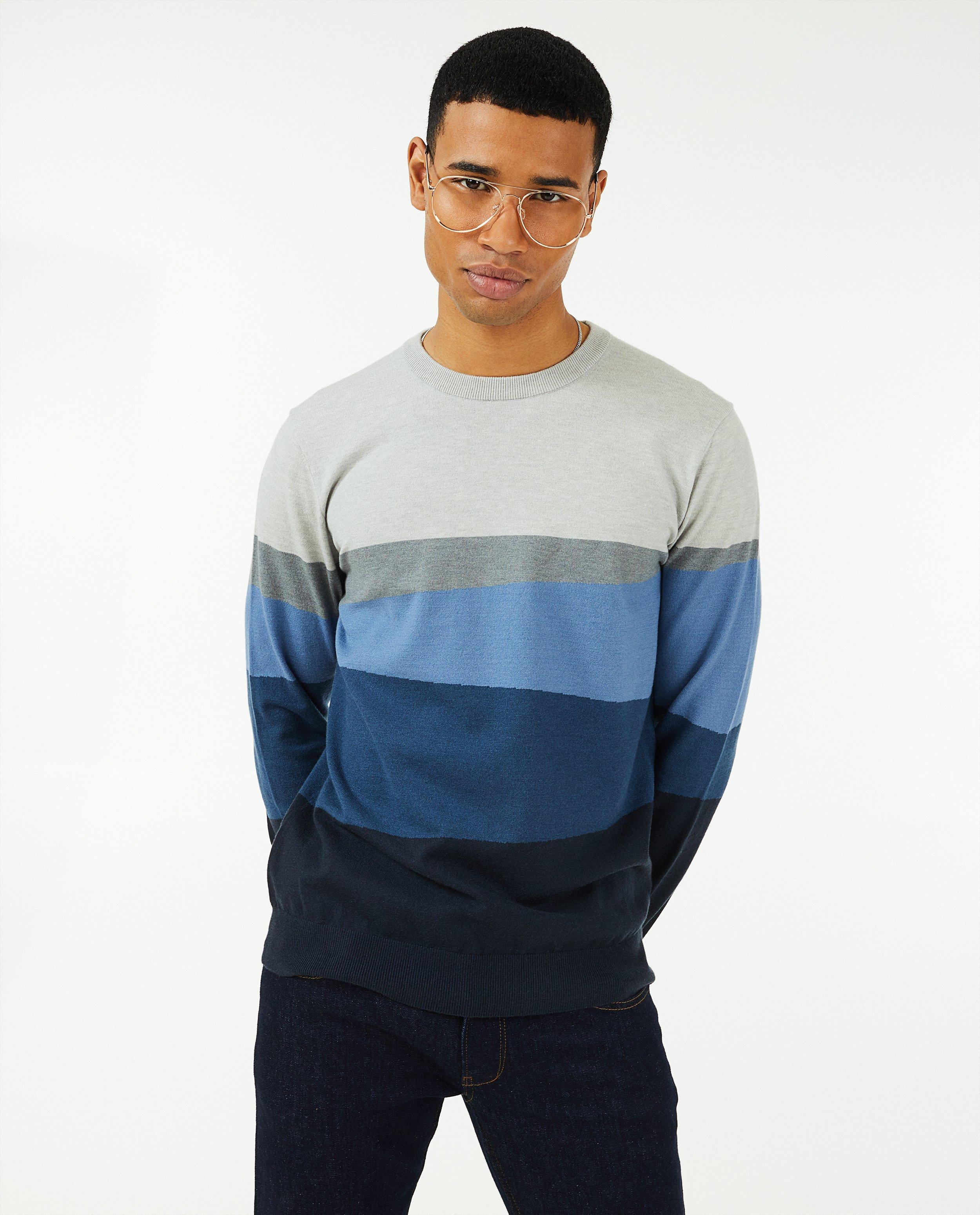 Truien - Sweater met strepen, heren