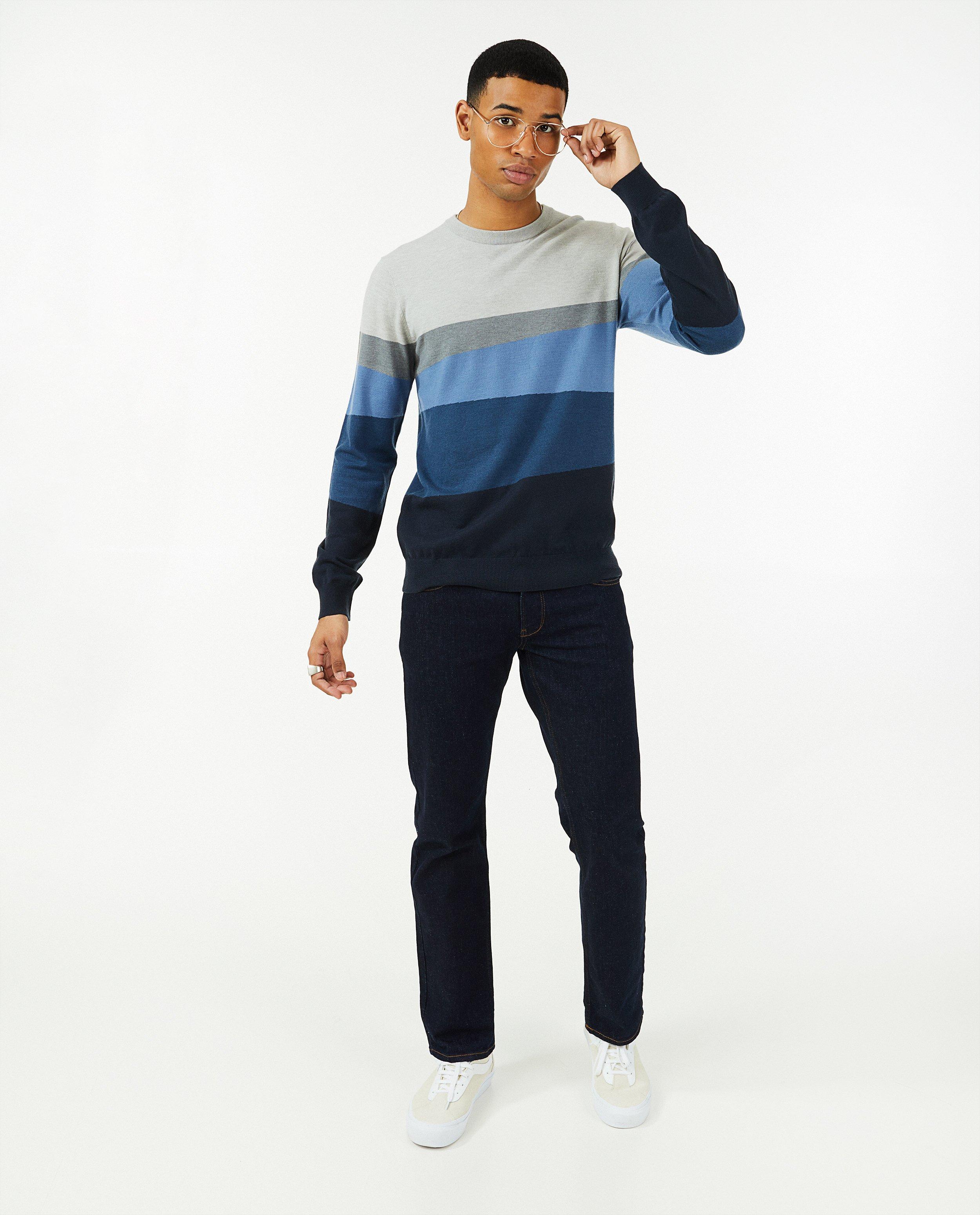 Truien - Sweater met strepen, heren