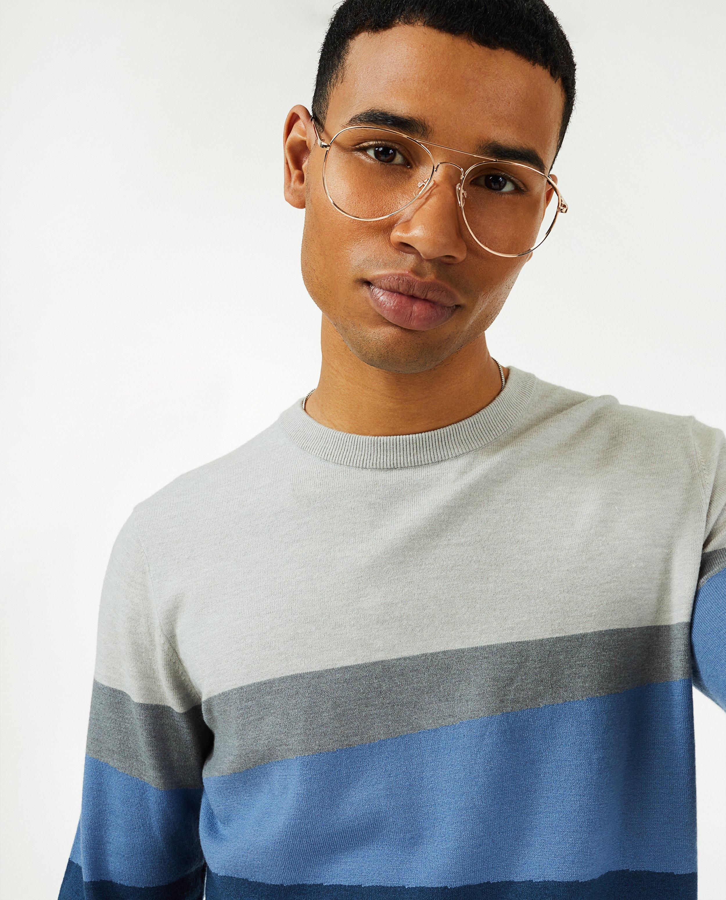 Truien - Sweater met strepen, heren