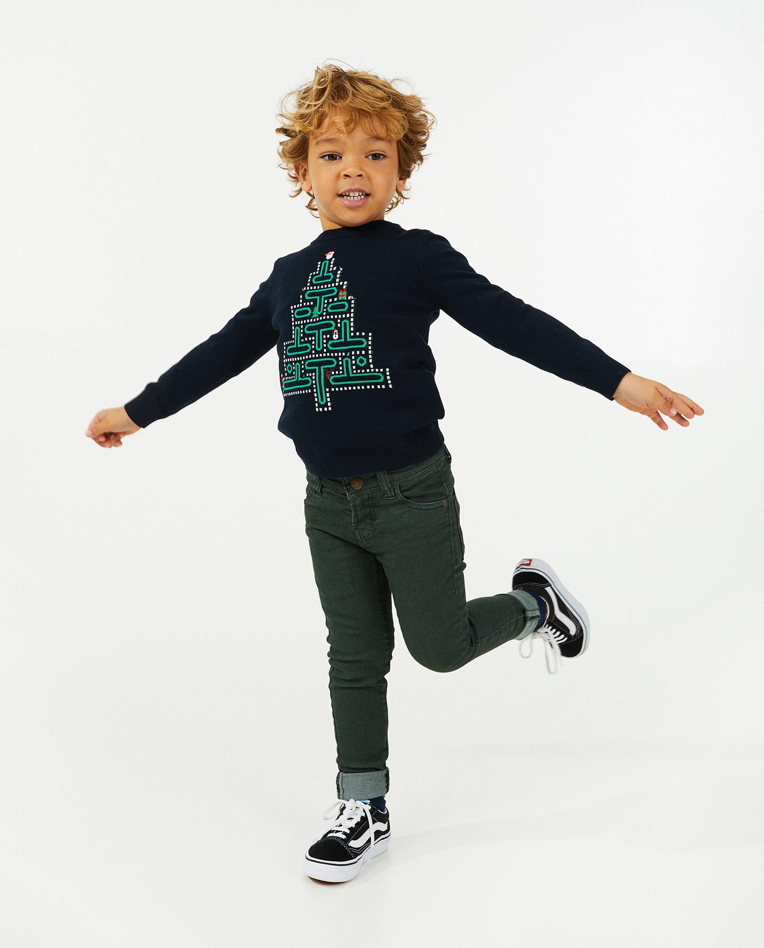 Pull de Noël avec des petites lumières, 2-7 ans - null - Kidz Nation