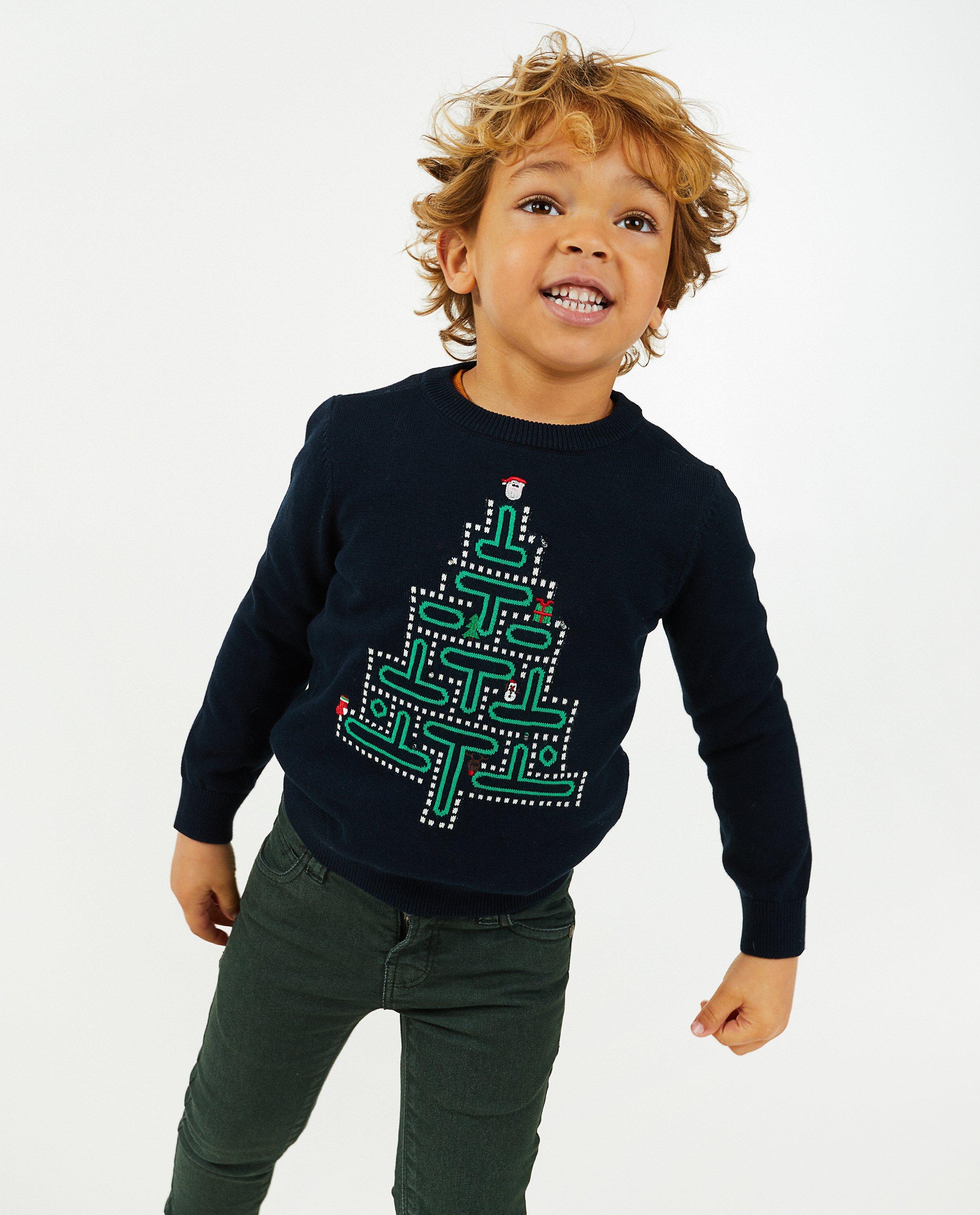 Truien - Kersttrui met lichtjes, 2-7 jaar