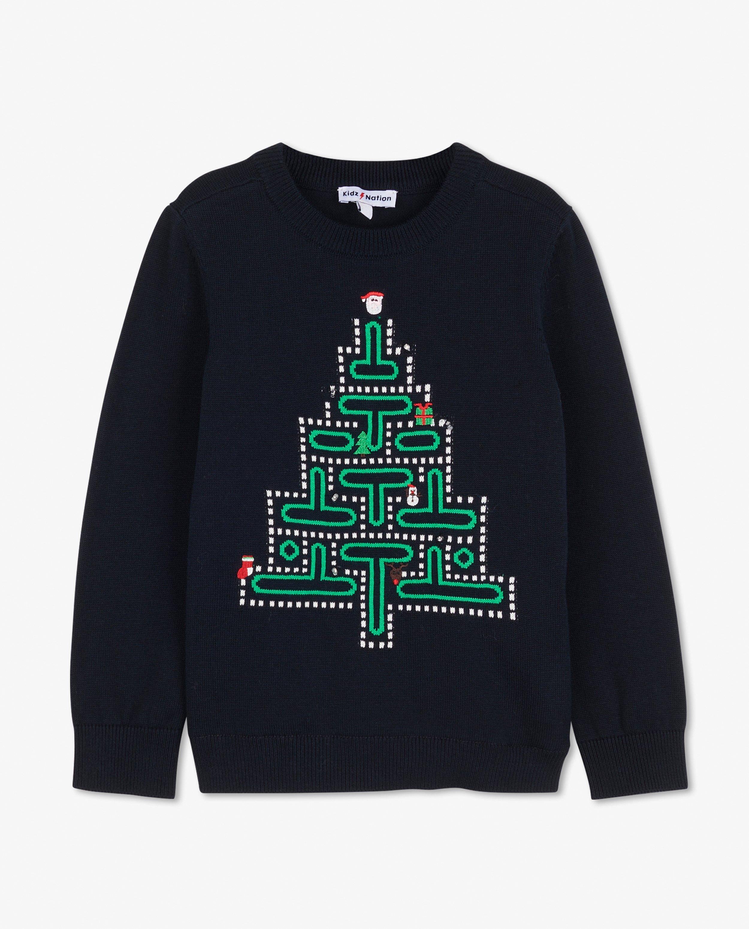 Pulls - Pull de Noël avec des petites lumières, 2-7 ans
