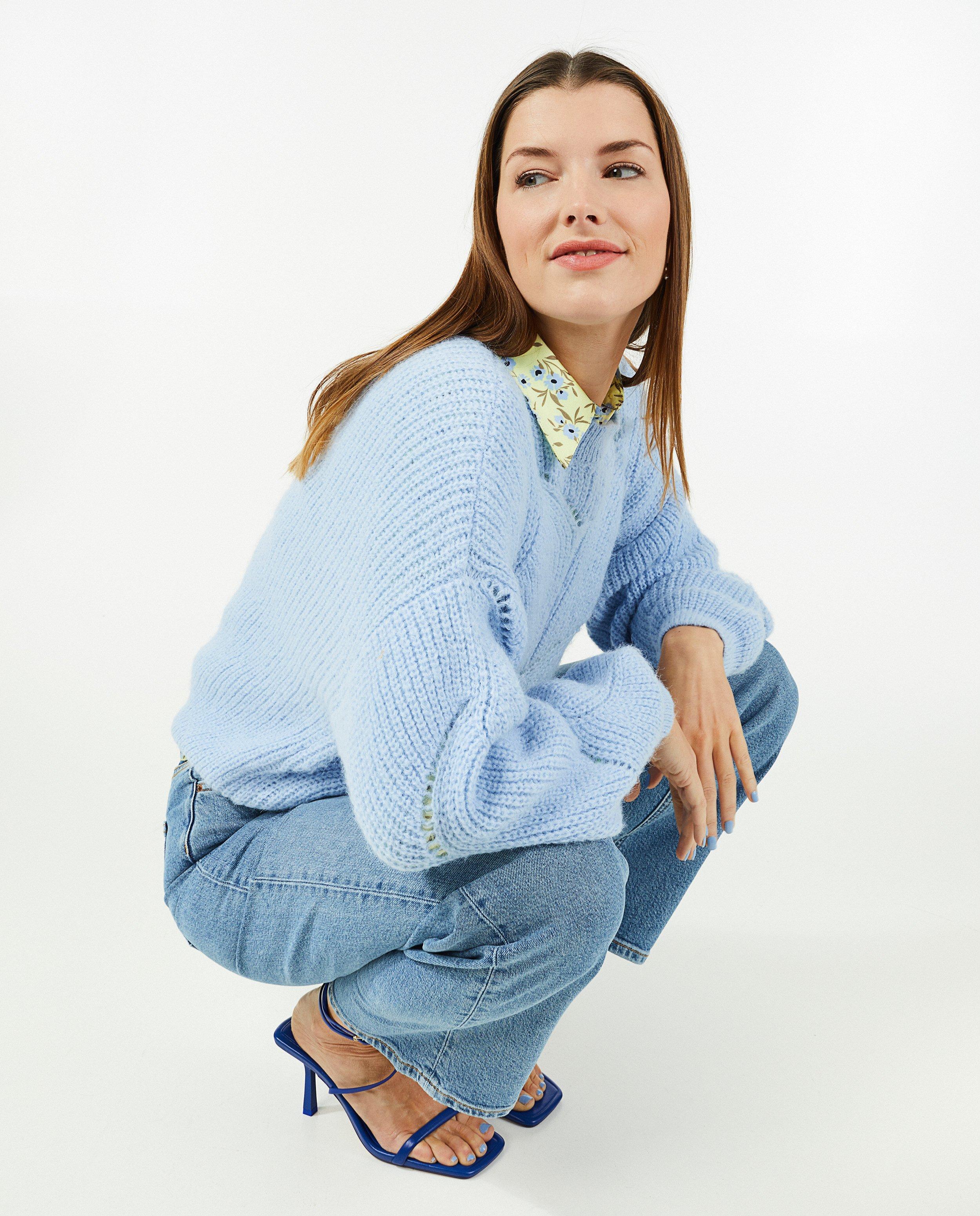 Truien - Blauwe trui Pieces