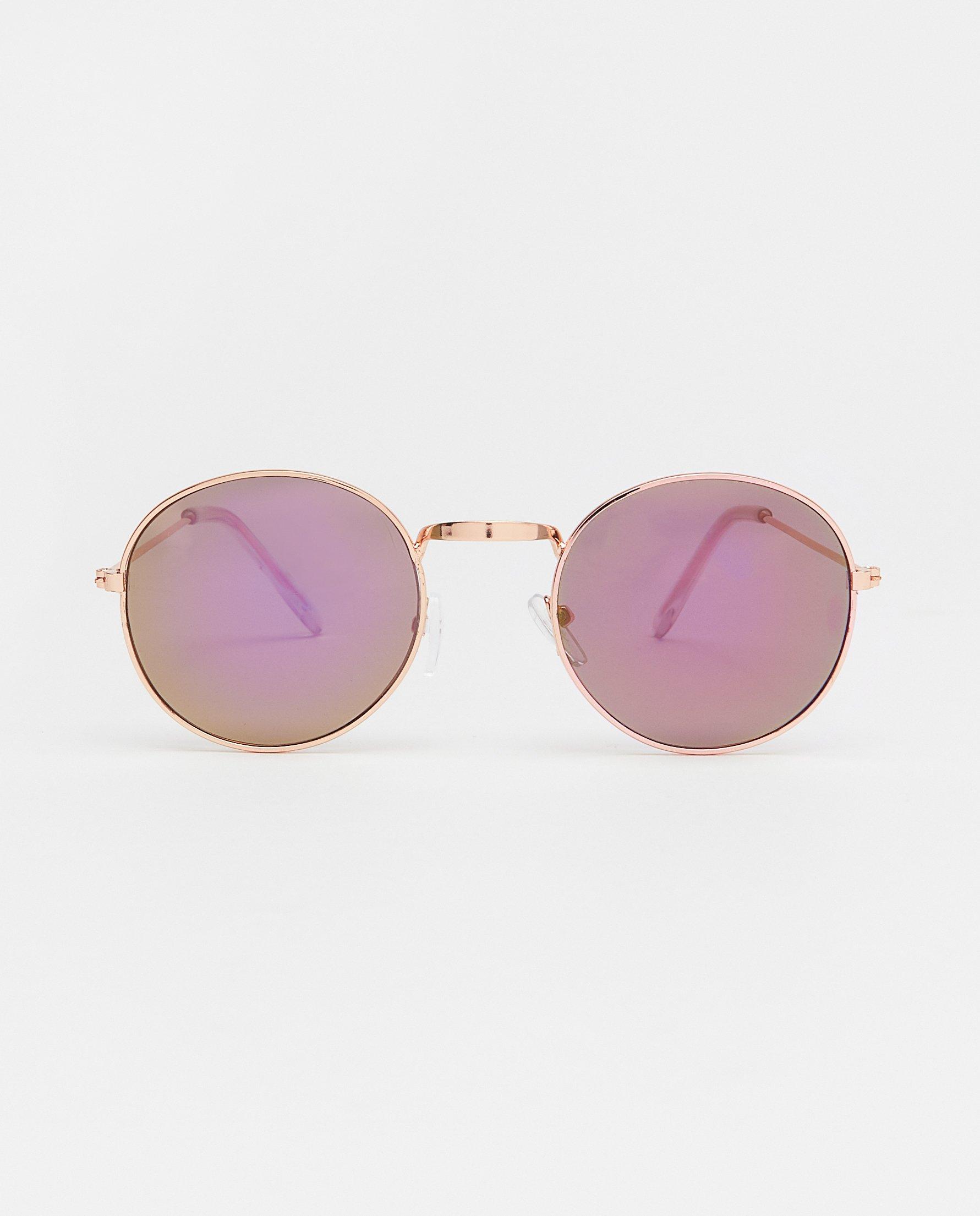 Lunettes de soleil rondes - monture métallique - JBC