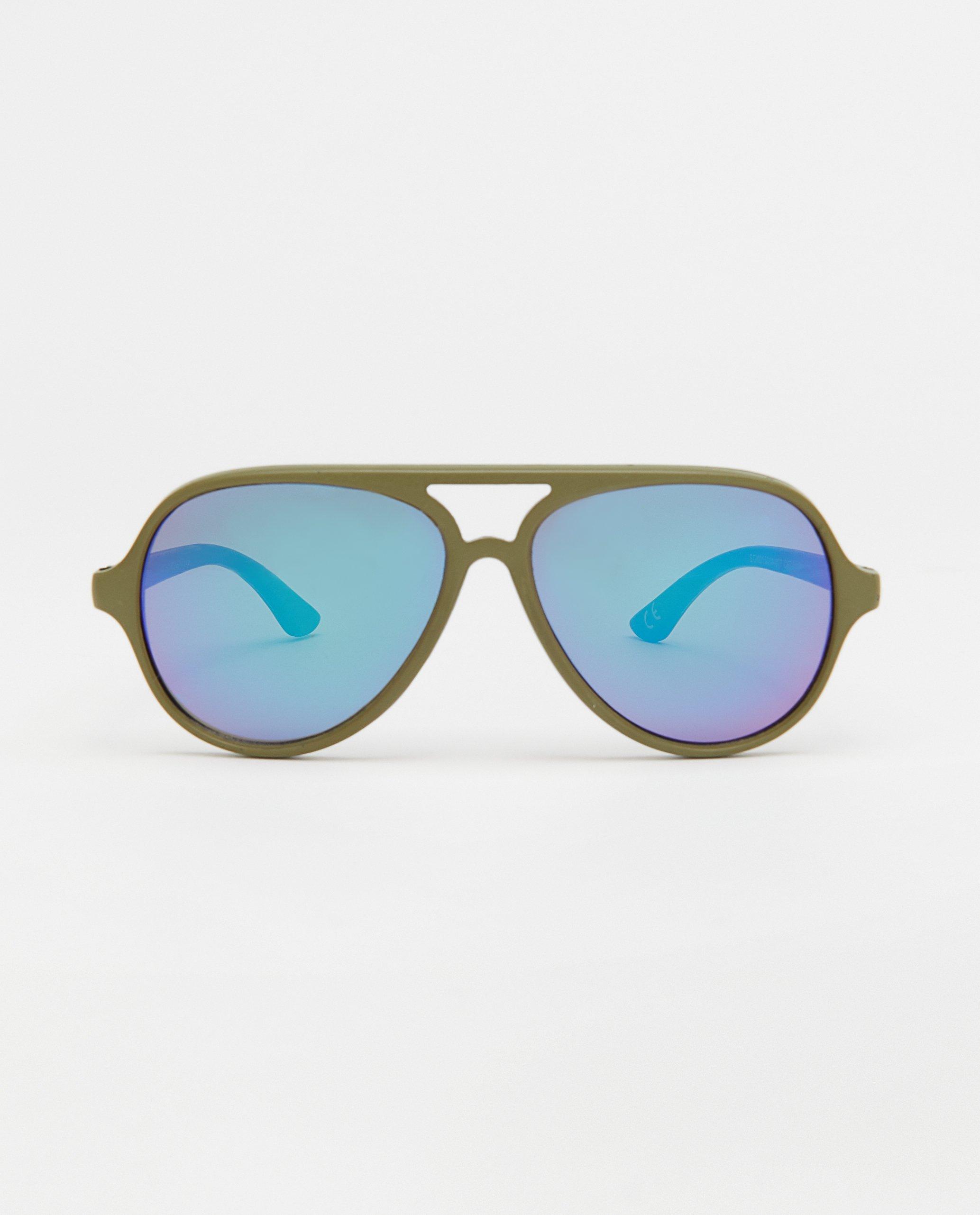 Lunettes de soleil aviateur vertes - monture synthétique - JBC