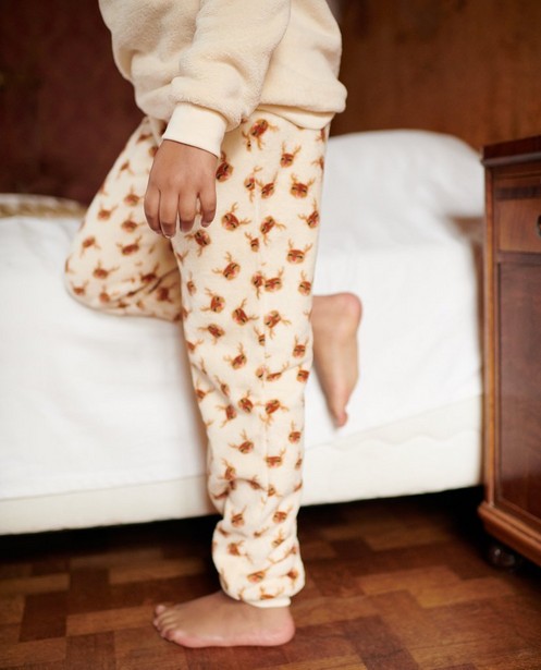 Pyjamas - Pyjama écru avec un renne