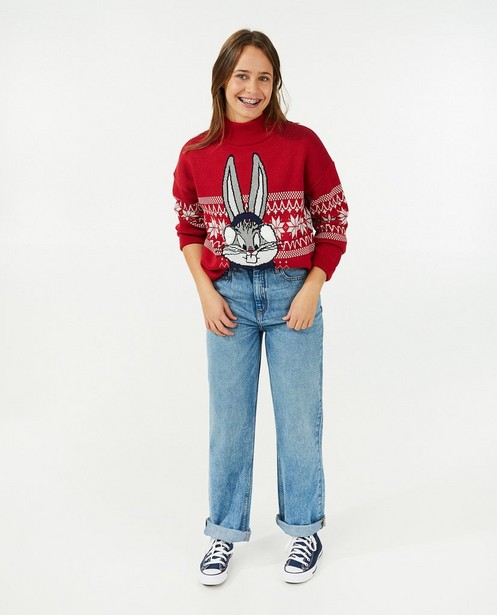 Rode Bugs Bunny-kersttrui - null - Groggy
