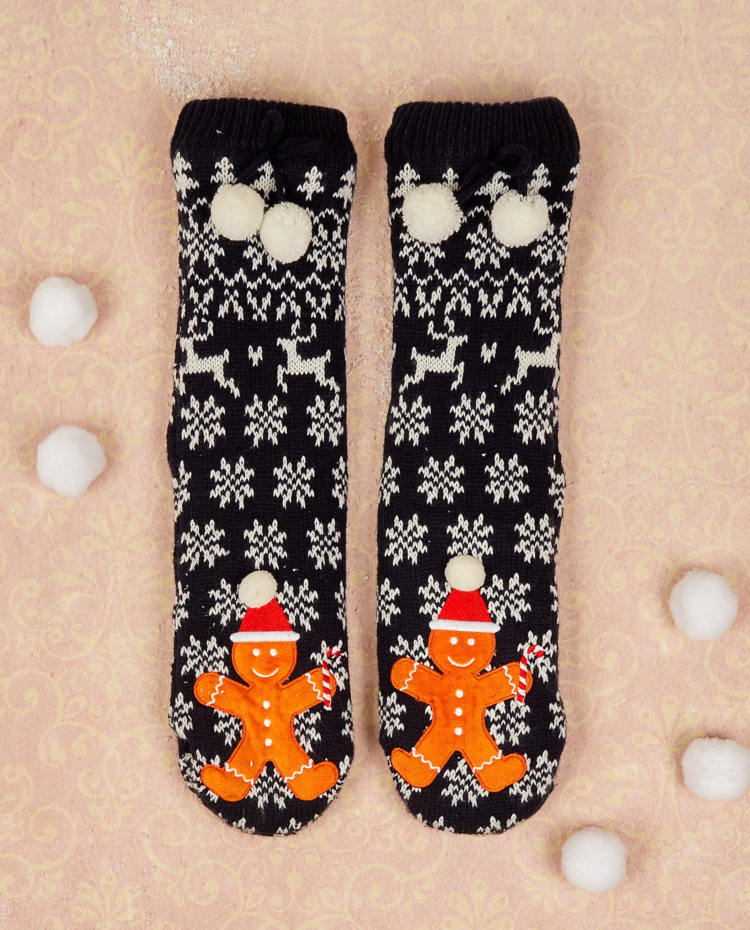 Chaussettes de Noël épaisses, femmes - null - JBC