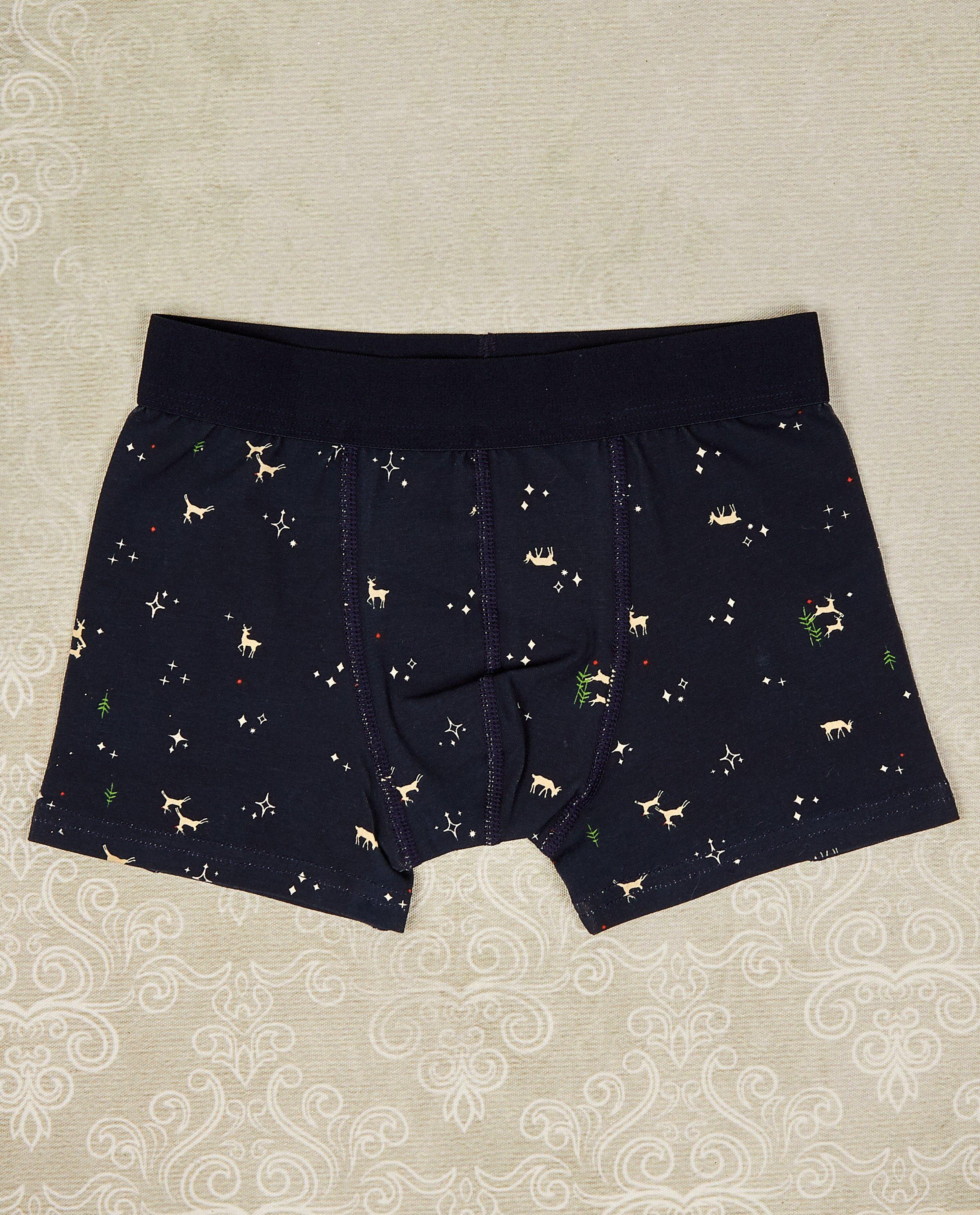 Accessoires pour bébés - Lot de 2 boxer-shorts de Noël, 7-14 ans