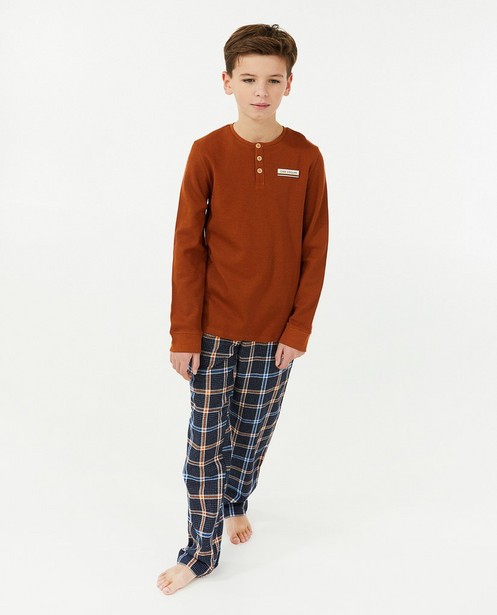 Pantalon de pyjama à carreaux Baptiste, 7-14 ans - null - Baptiste