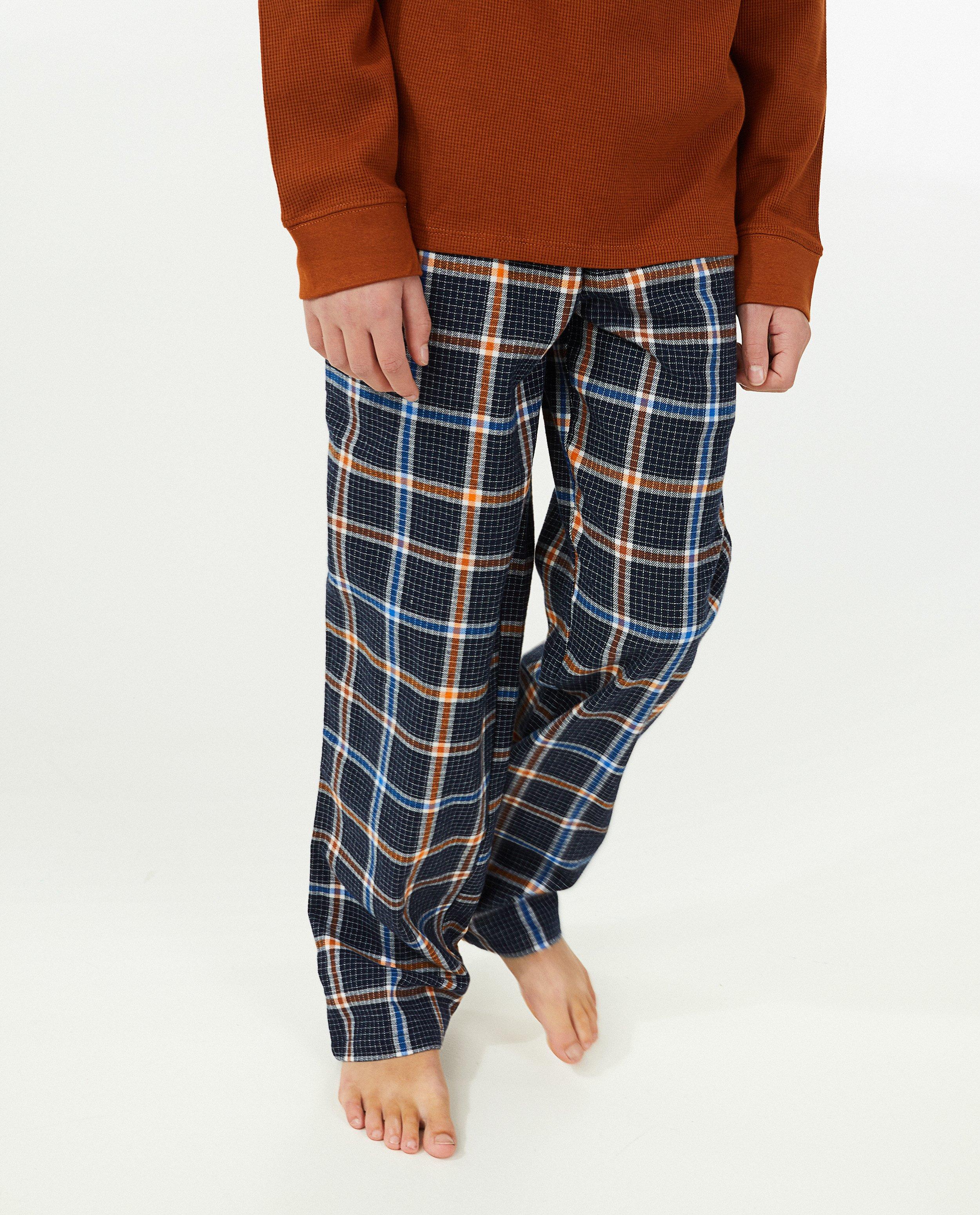 Nachtkleding - Geruite pyjamabroek Baptiste, 7-14 jaar