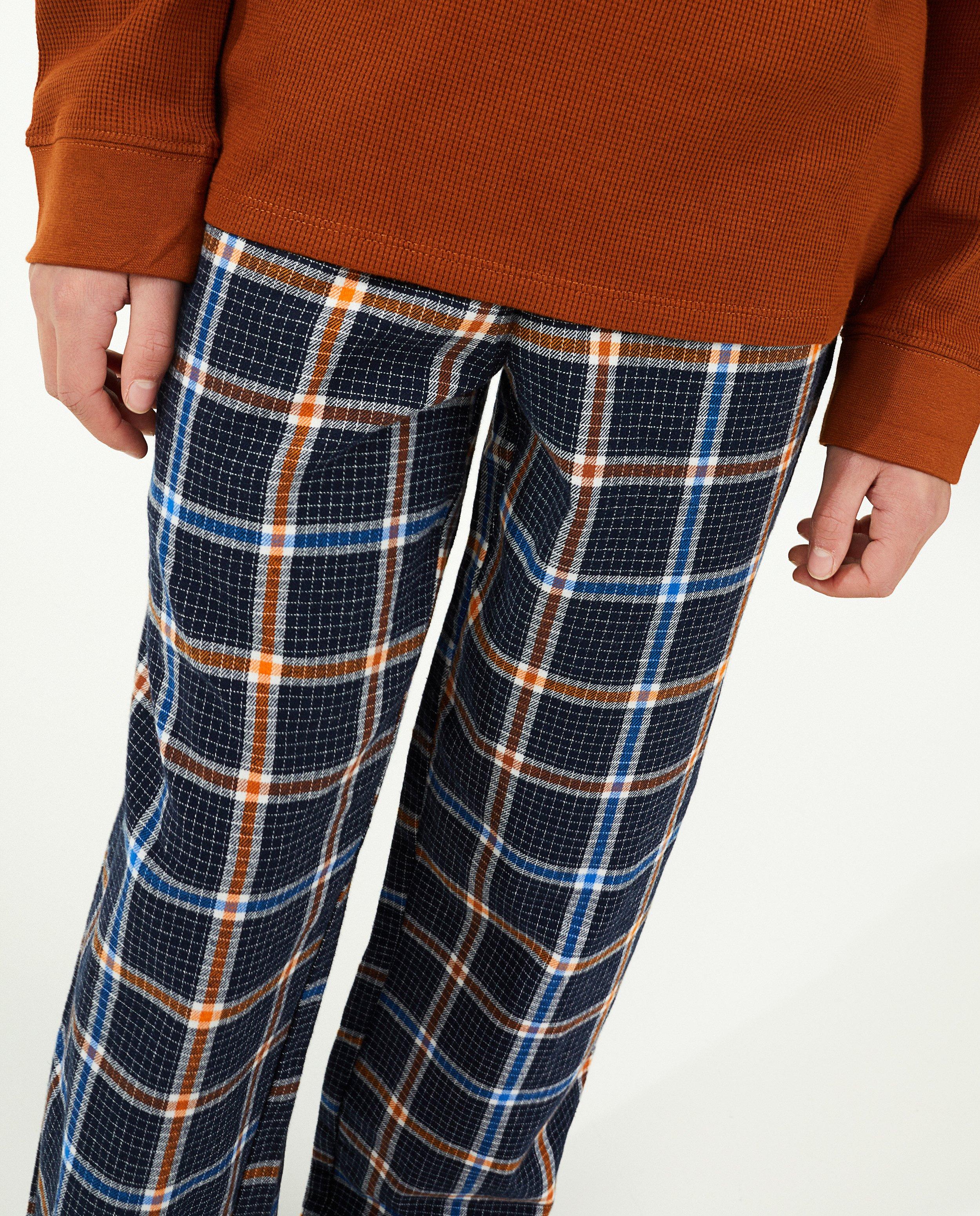 Nachtkleding - Geruite pyjamabroek Baptiste, 7-14 jaar