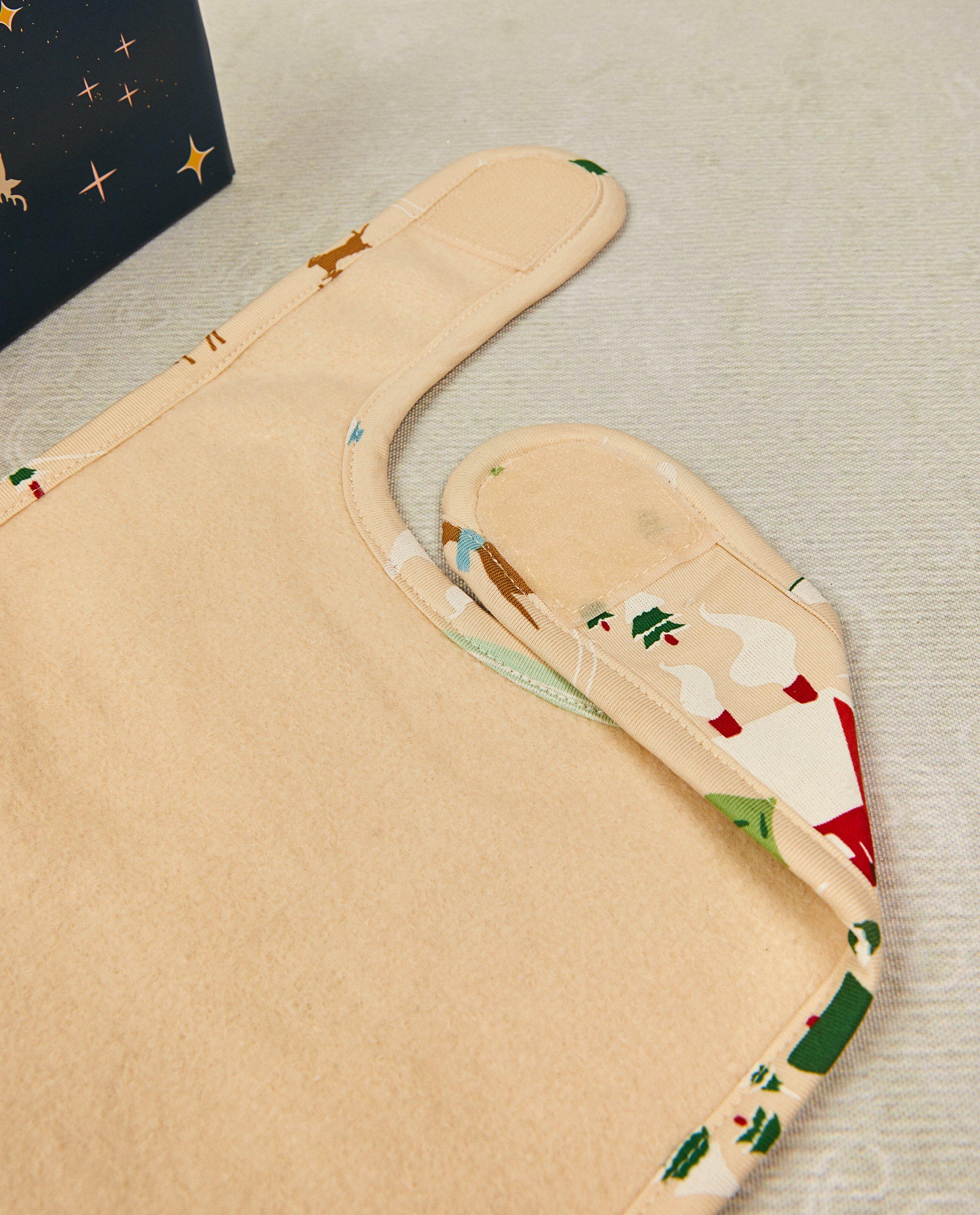 Accessoires pour bébés - Bavoir de Noël beige unisexe