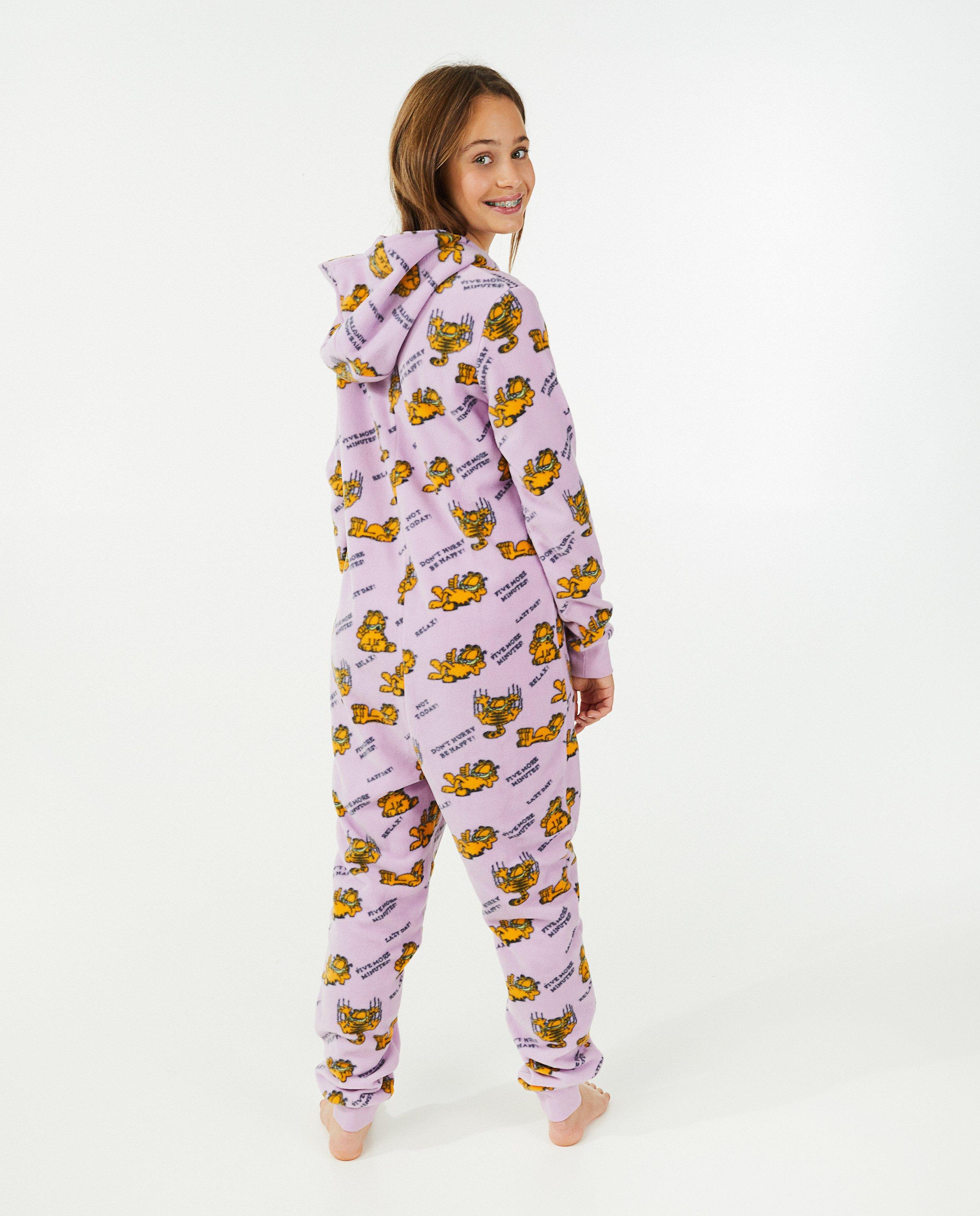 Nachtkleding - Lila Garfield-onesie