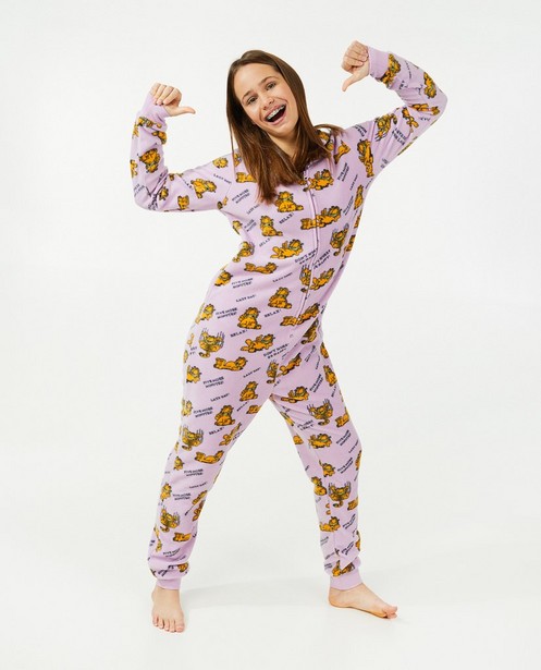 Pyjamas - Combinaison lilas Garfield