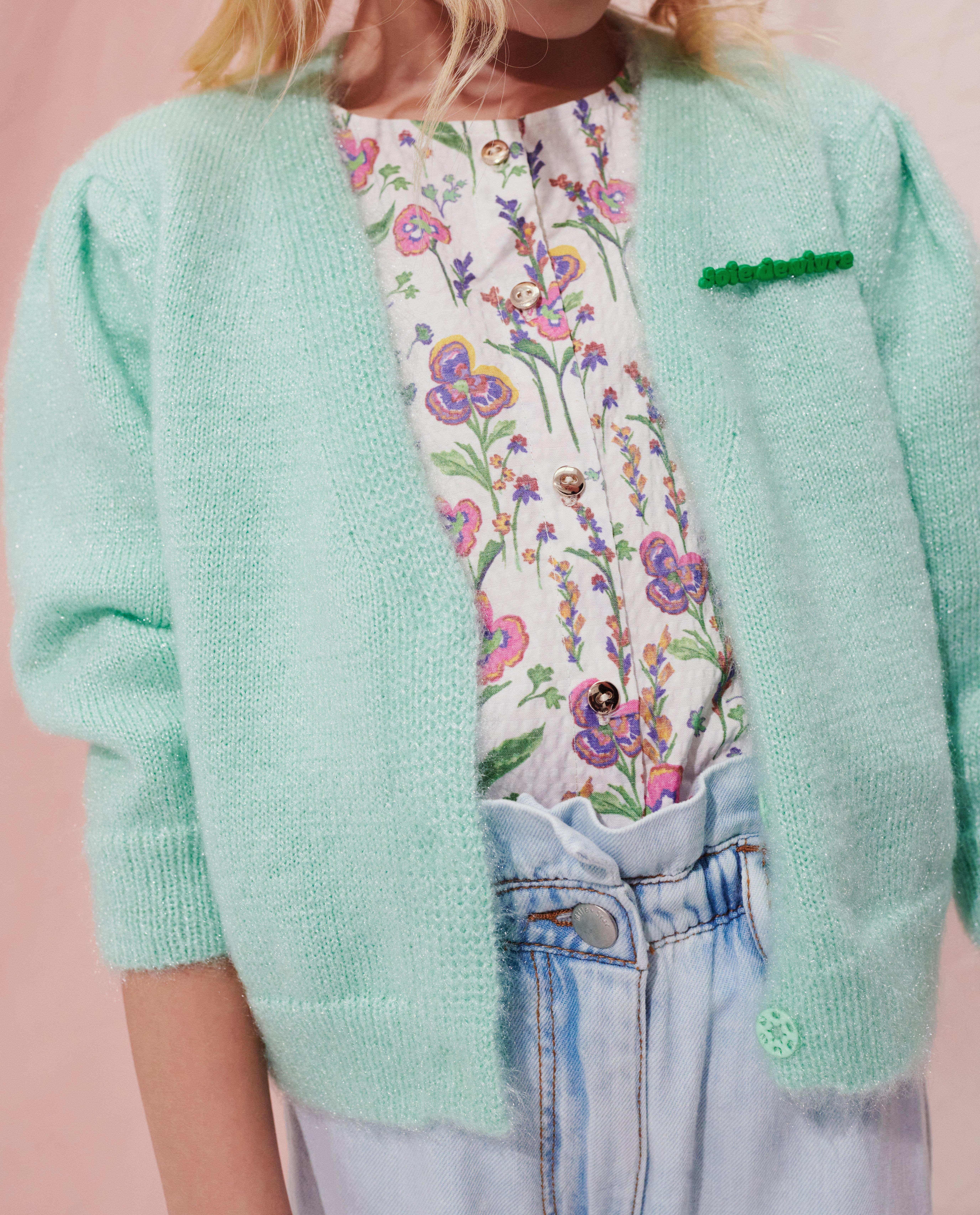 Mintgroene cardigan Communie - Product Detail - lichtgroen - afbeelding nummer 1