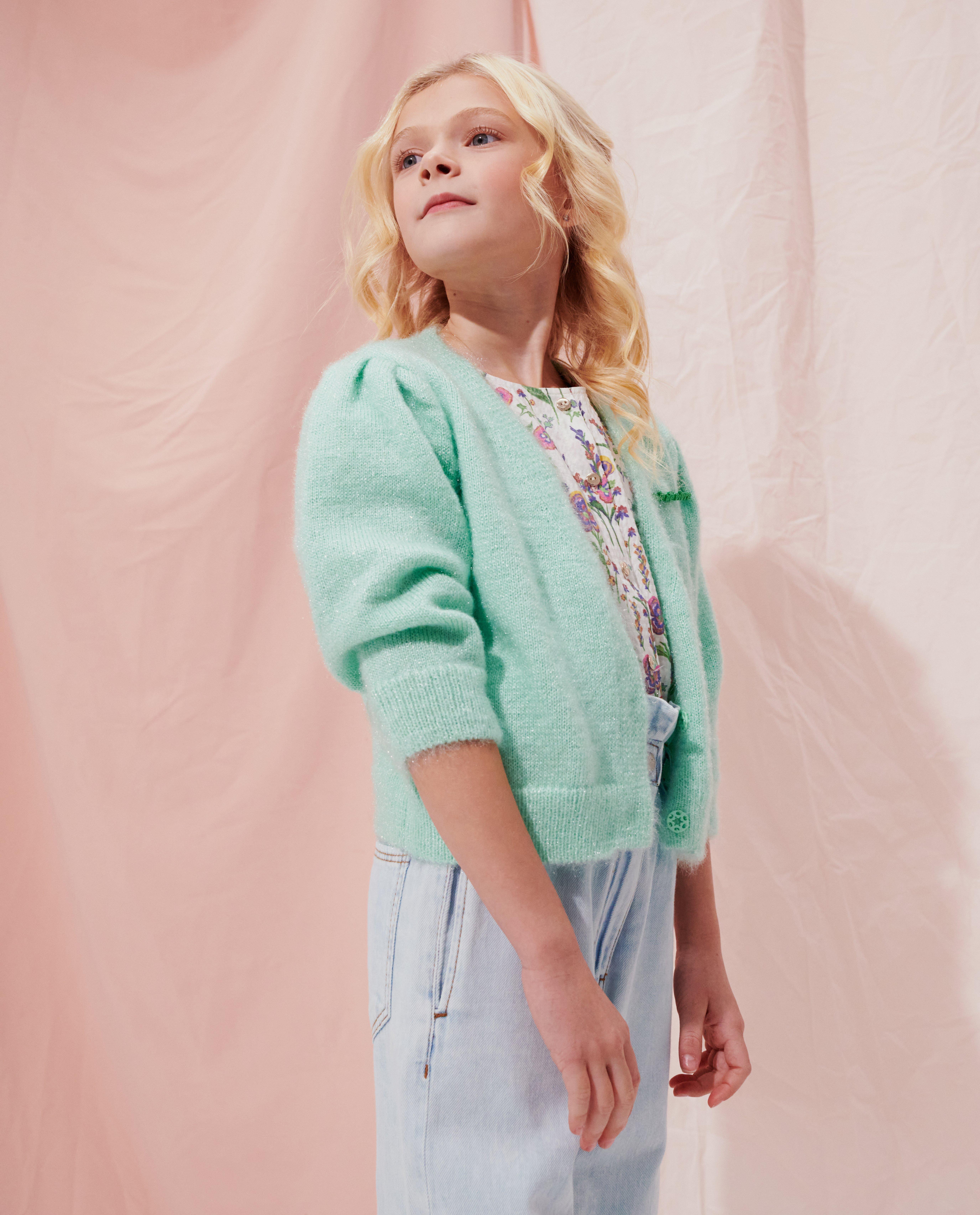 Mintgroene cardigan Communie - Product Detail - lichtgroen - afbeelding nummer 2