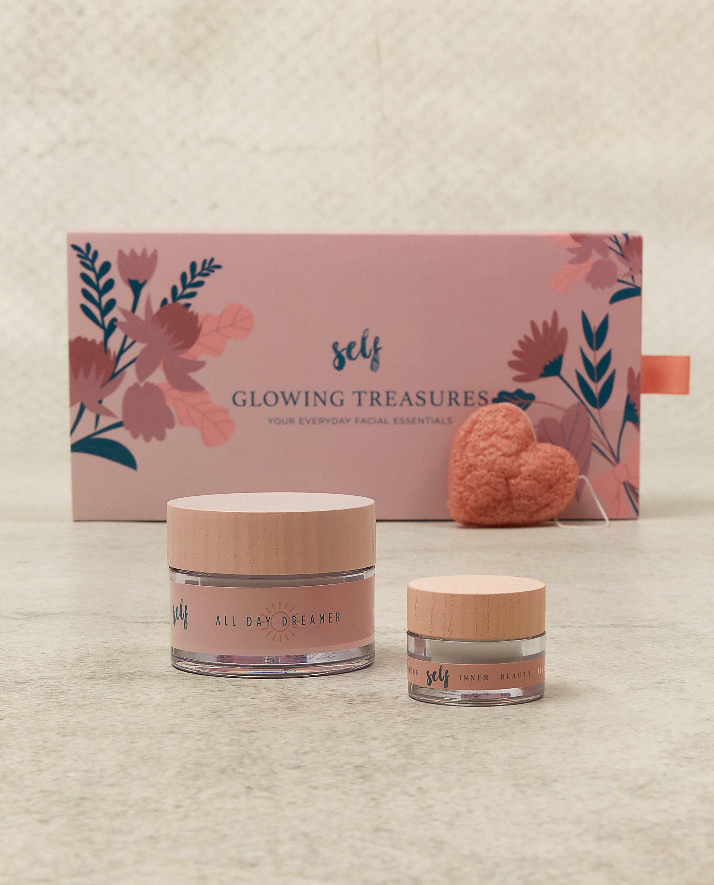 Ensemble crème de jour et de nuit Self - avec une éponge Konjac - JBC