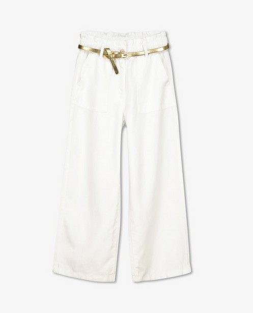 Pantalons - Jupe-culotte blanche Communion