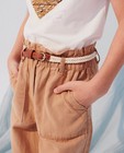 Pantalons - Jupe-culotte brune Communion