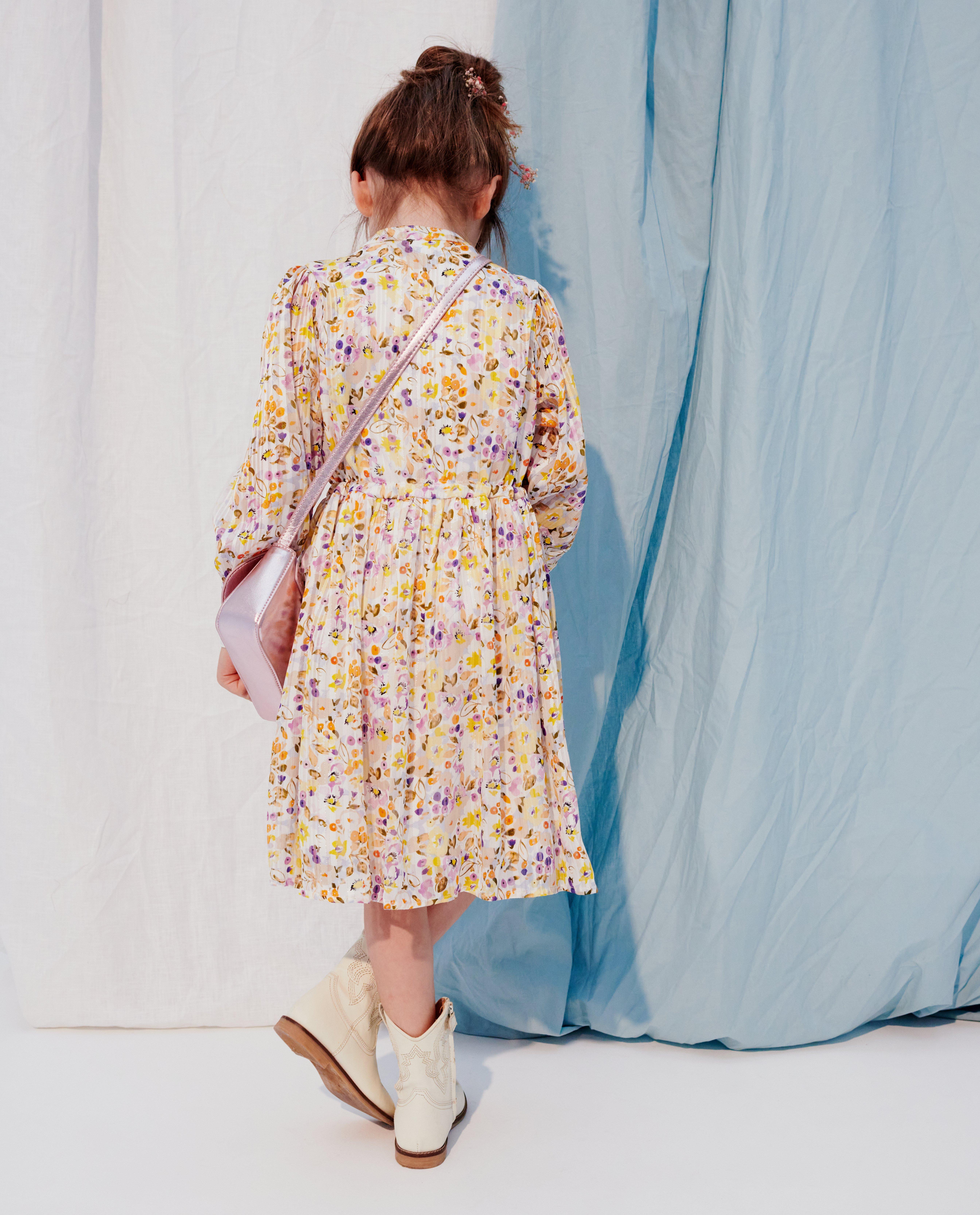 Kleedjes - Jurk met bloemenprint Communie