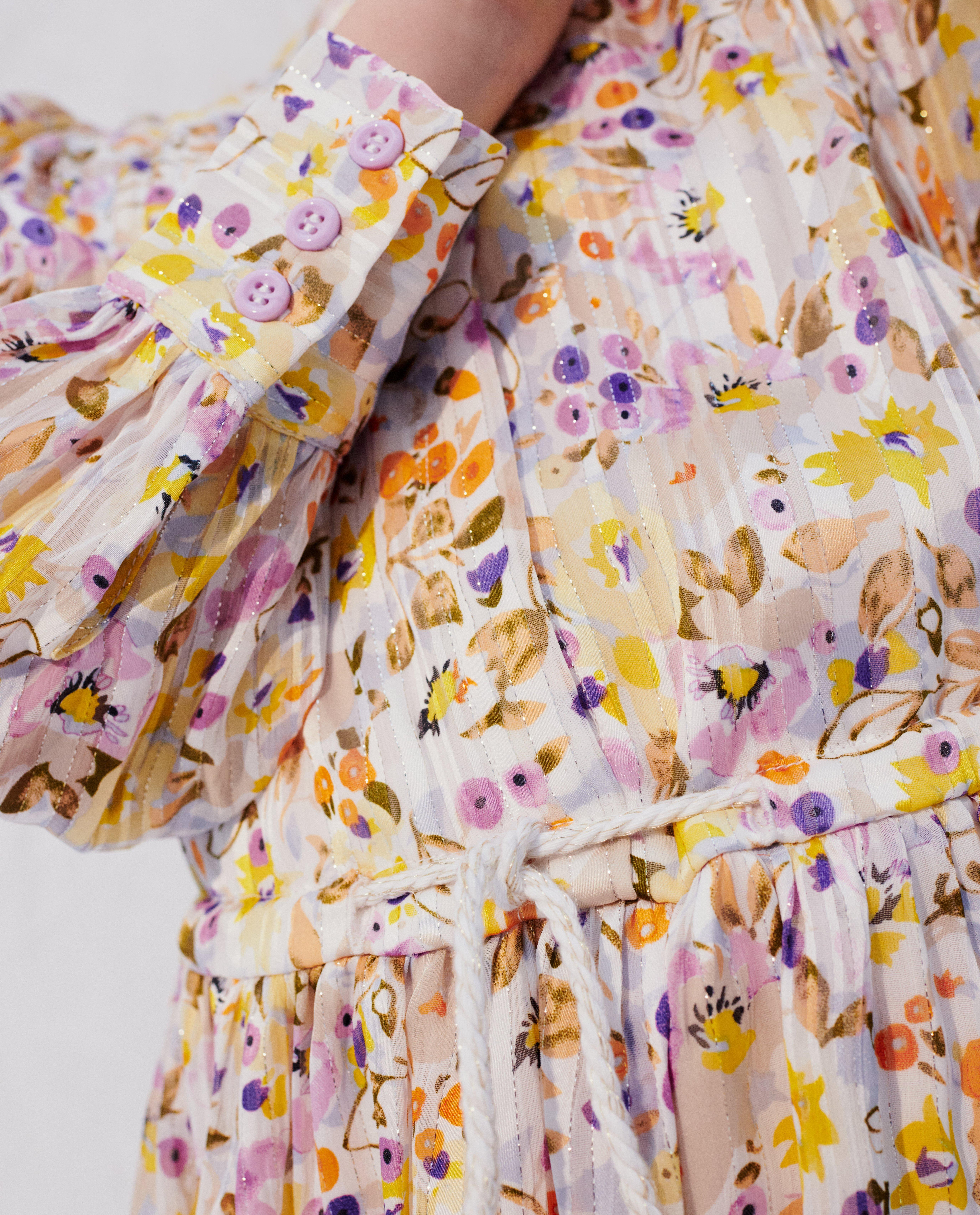 Kleedjes - Jurk met bloemenprint Communie