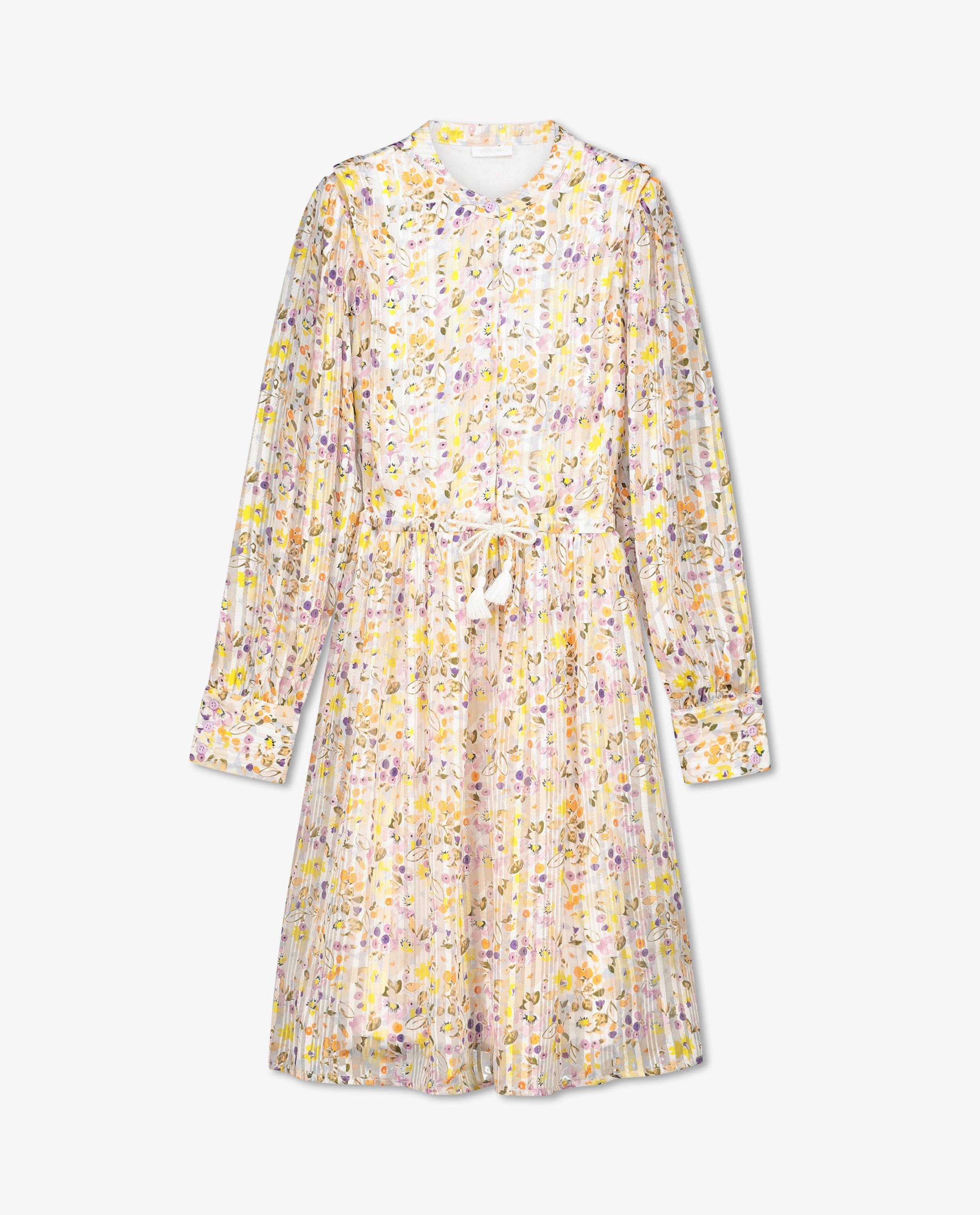Kleedjes - Jurk met bloemenprint Communie