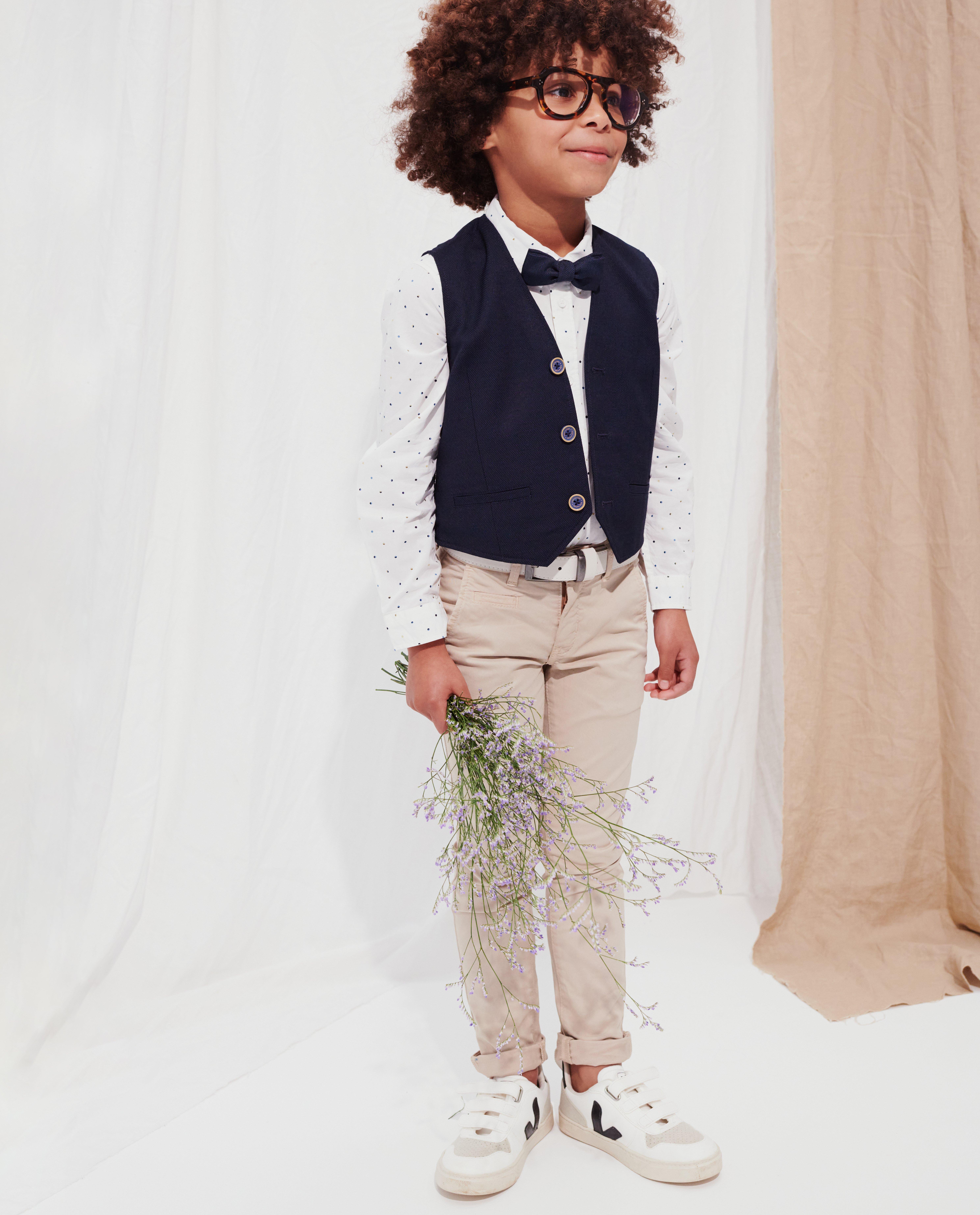 Pantalon slim beige Communion - null - Kidz Nation