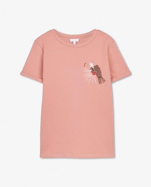 T-shirts - Roze T-shirt met  print Communie