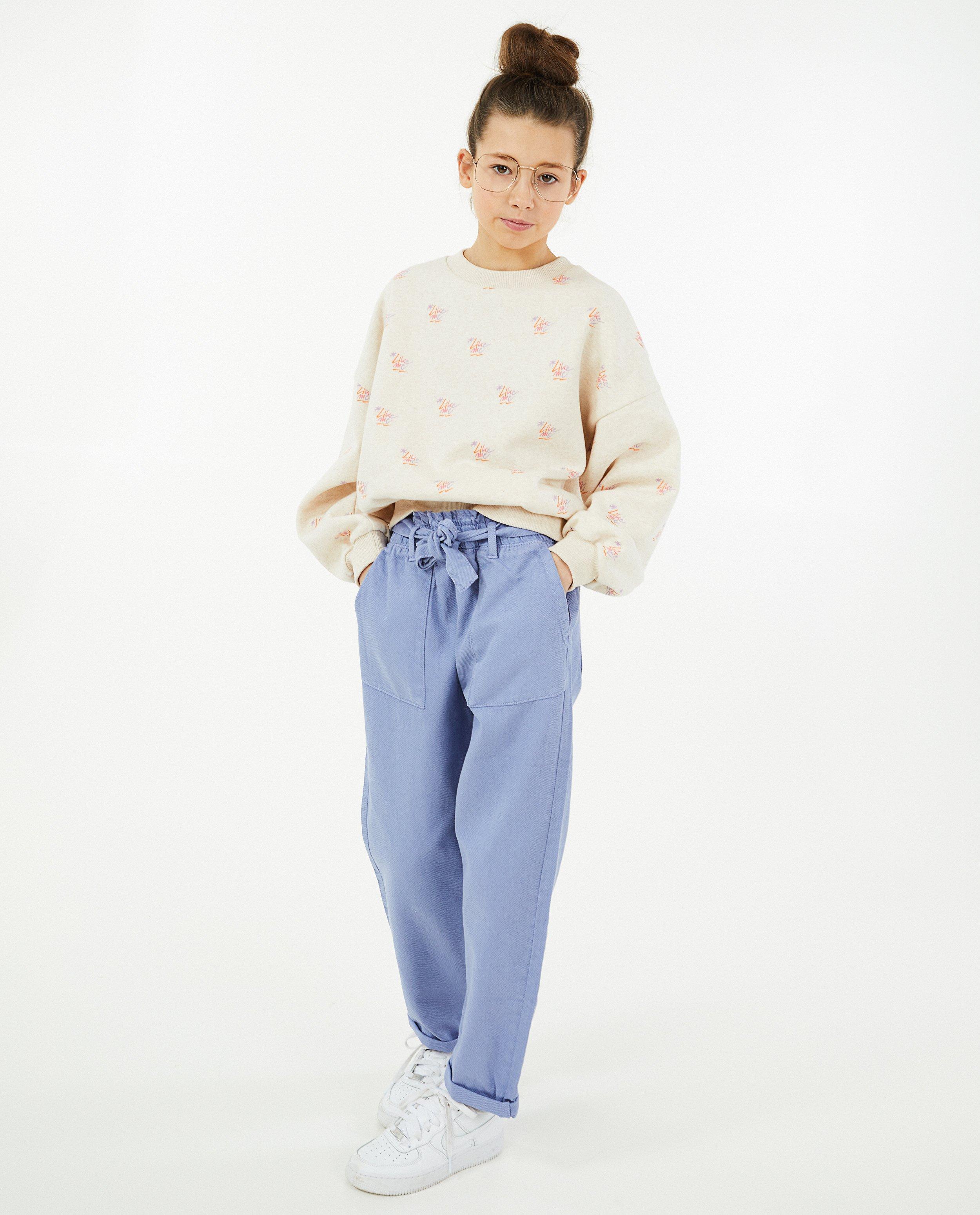 Jeans avec ceinture à nouer #LikeMe - null - Like Me