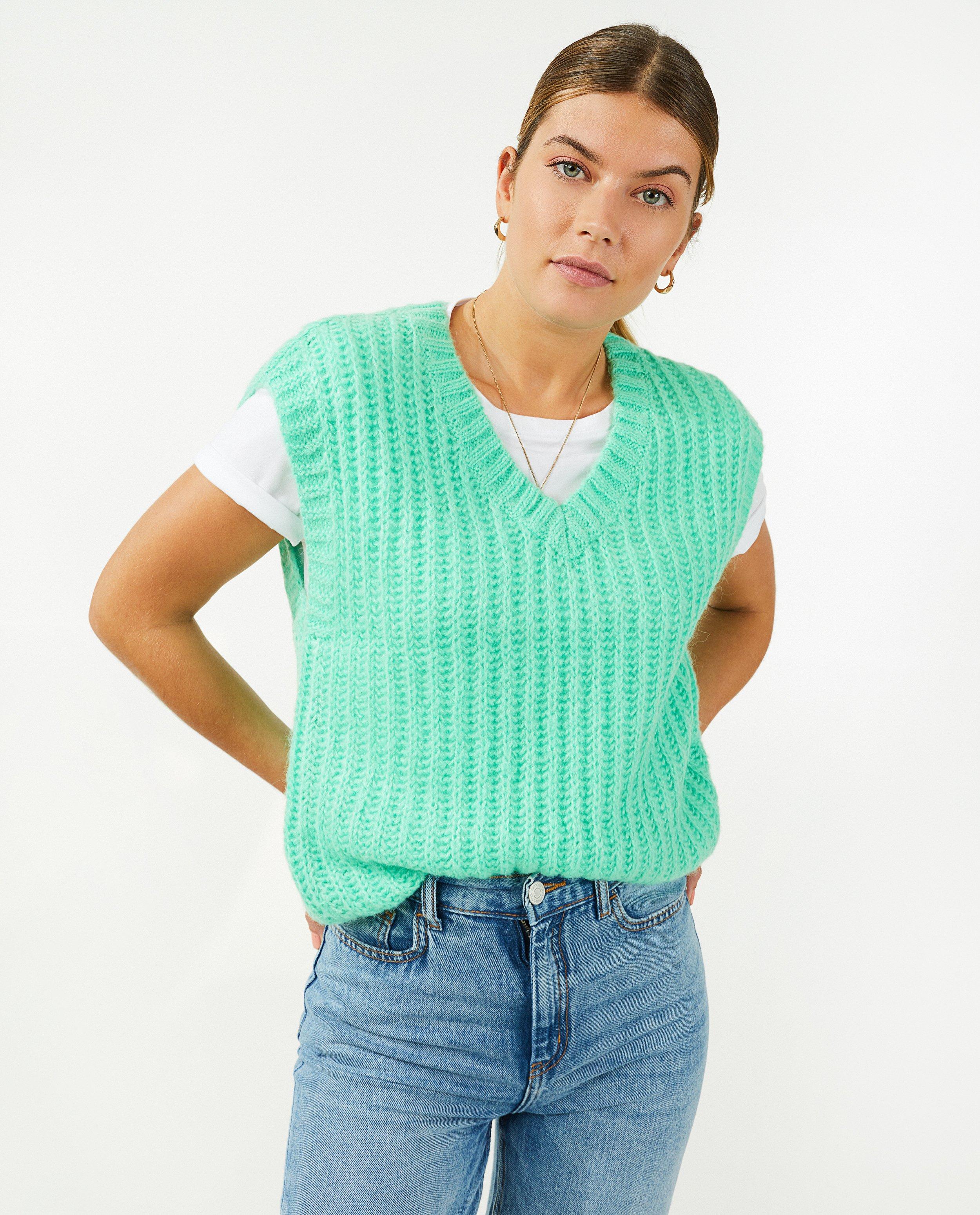 Truien - Debardeur met rib Sora