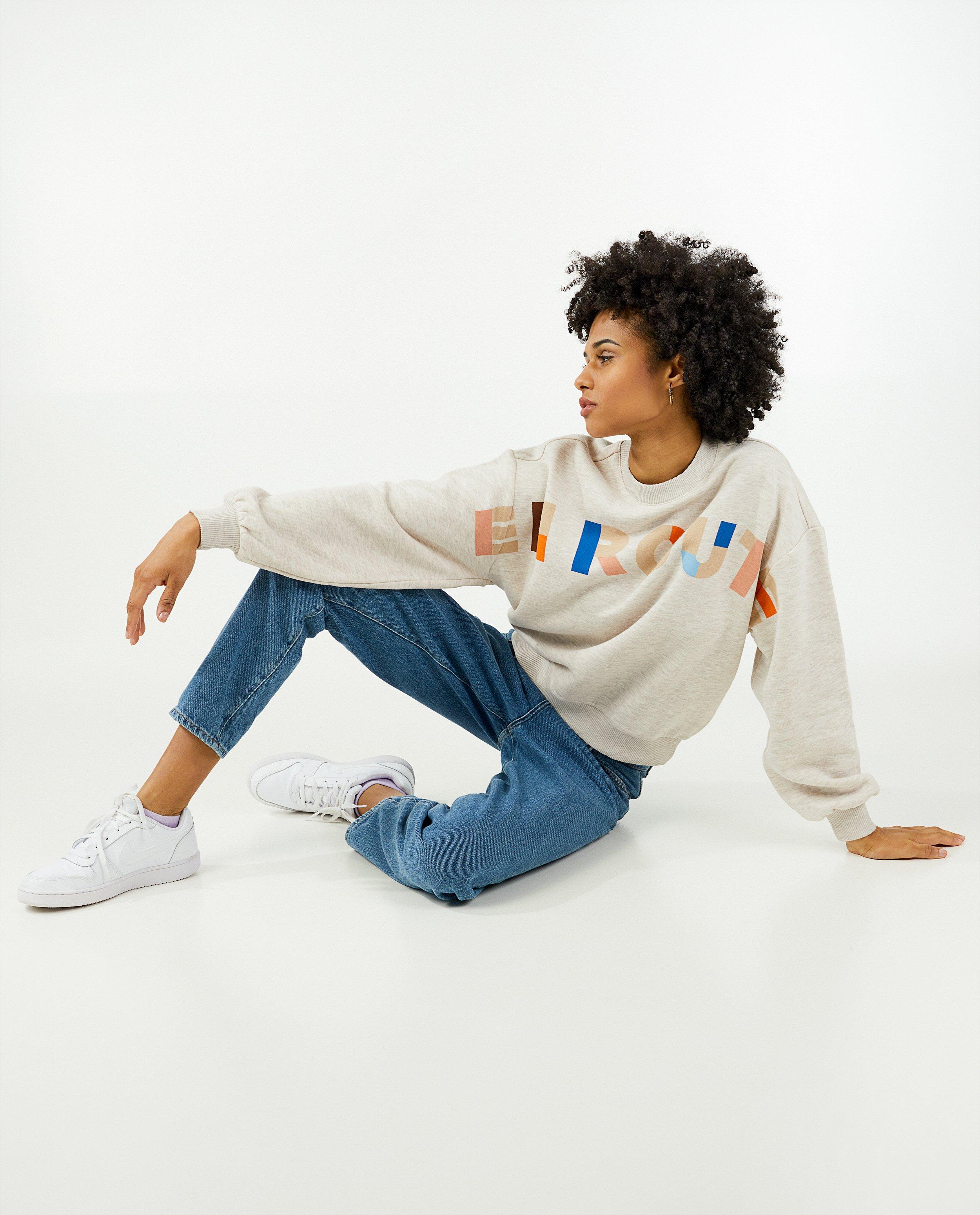 Sweaters - Beige sweater Baptiste, dames