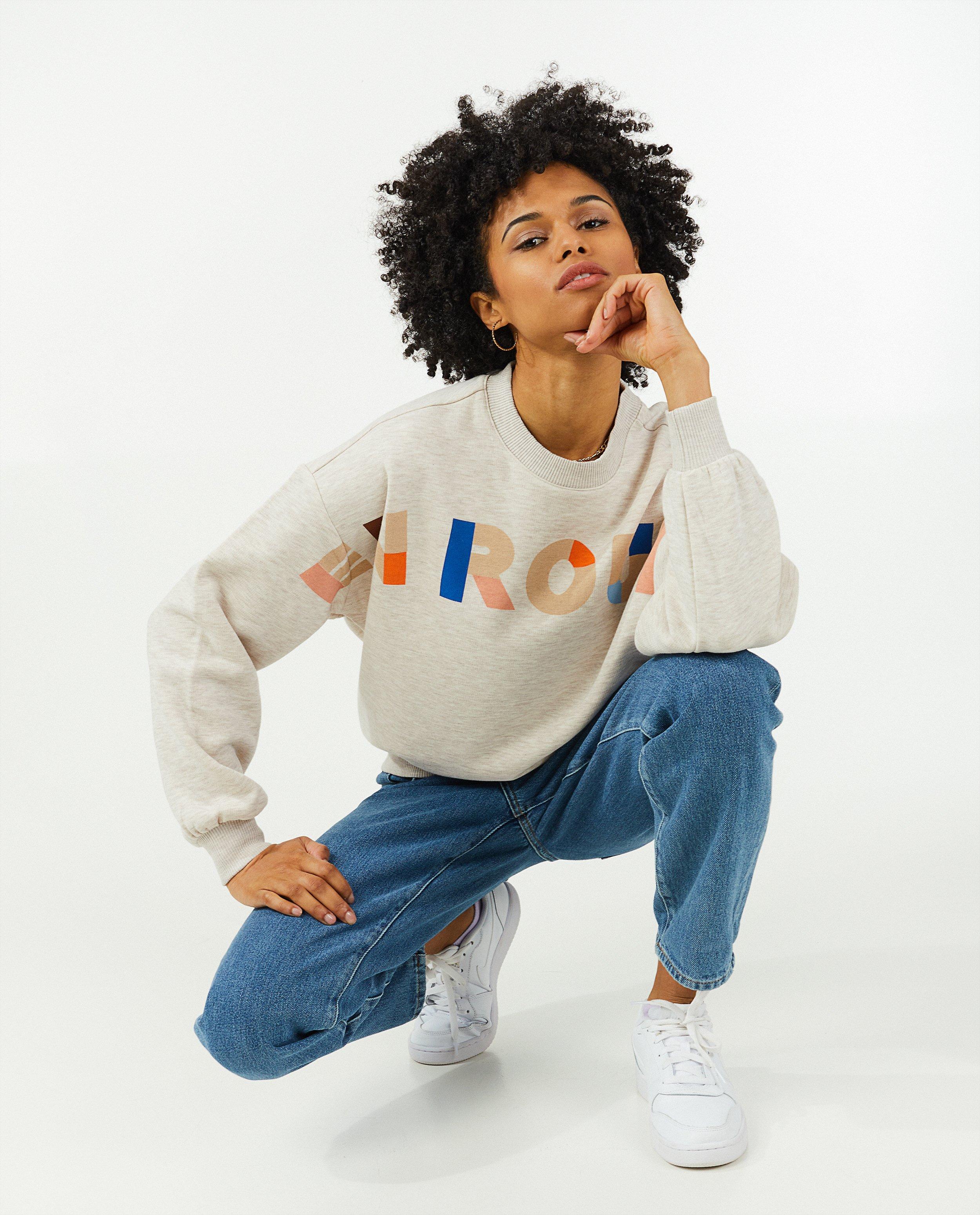Sweaters - Beige sweater Baptiste, dames