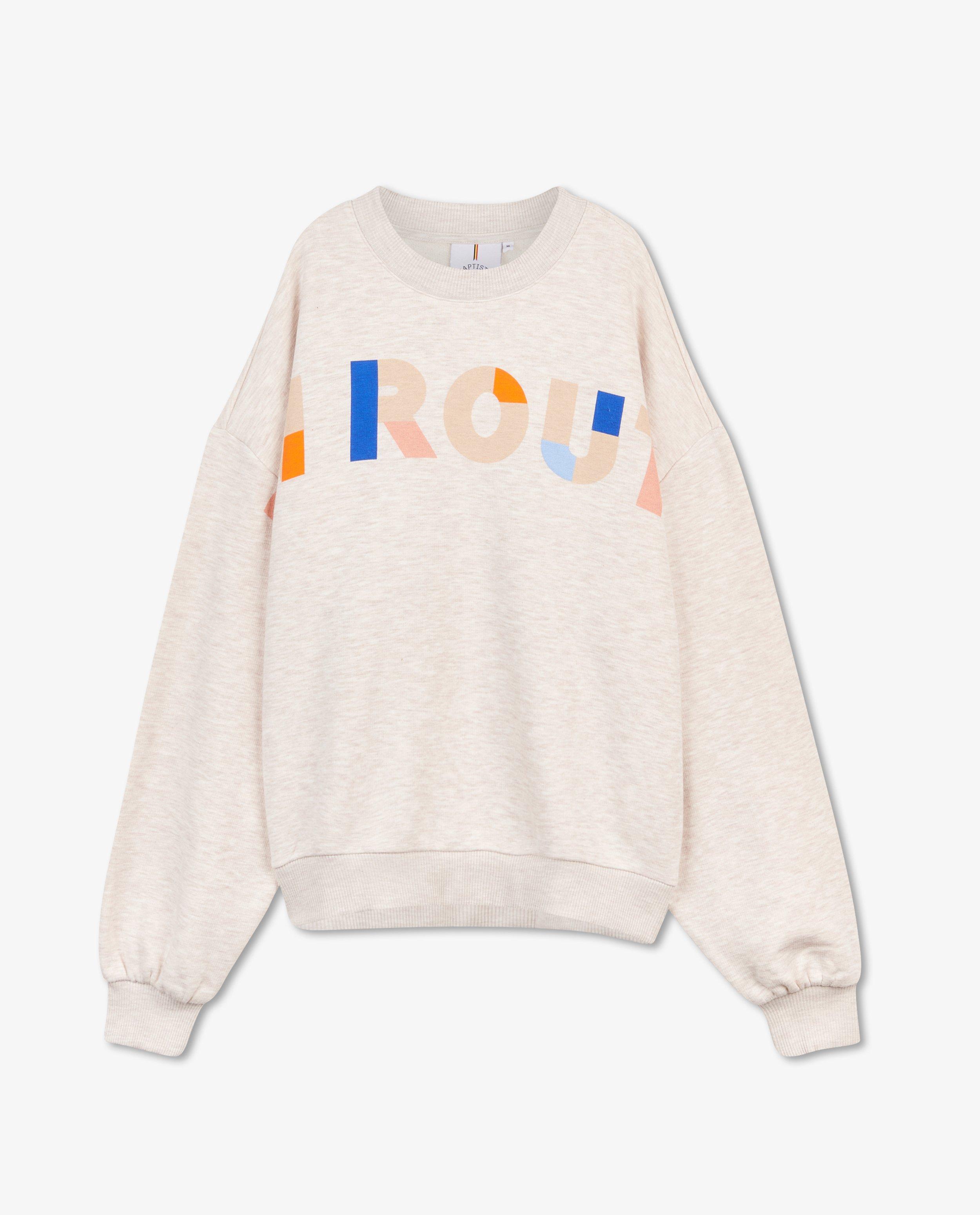 Sweaters - Beige sweater Baptiste, dames
