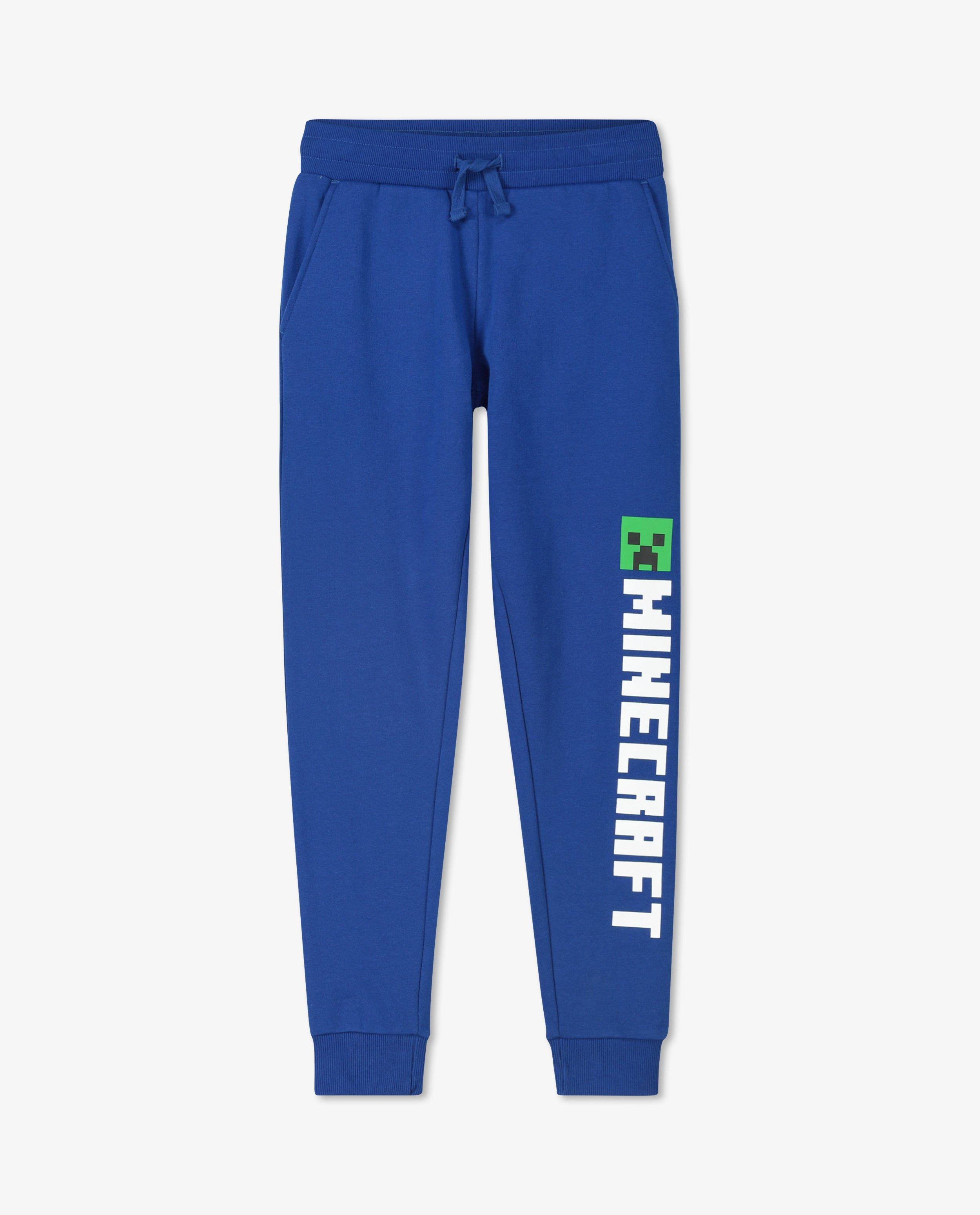 Pantalons - Jogger bleu Minecraft