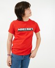 T-shirts - T-shirt rouge Minecraft
