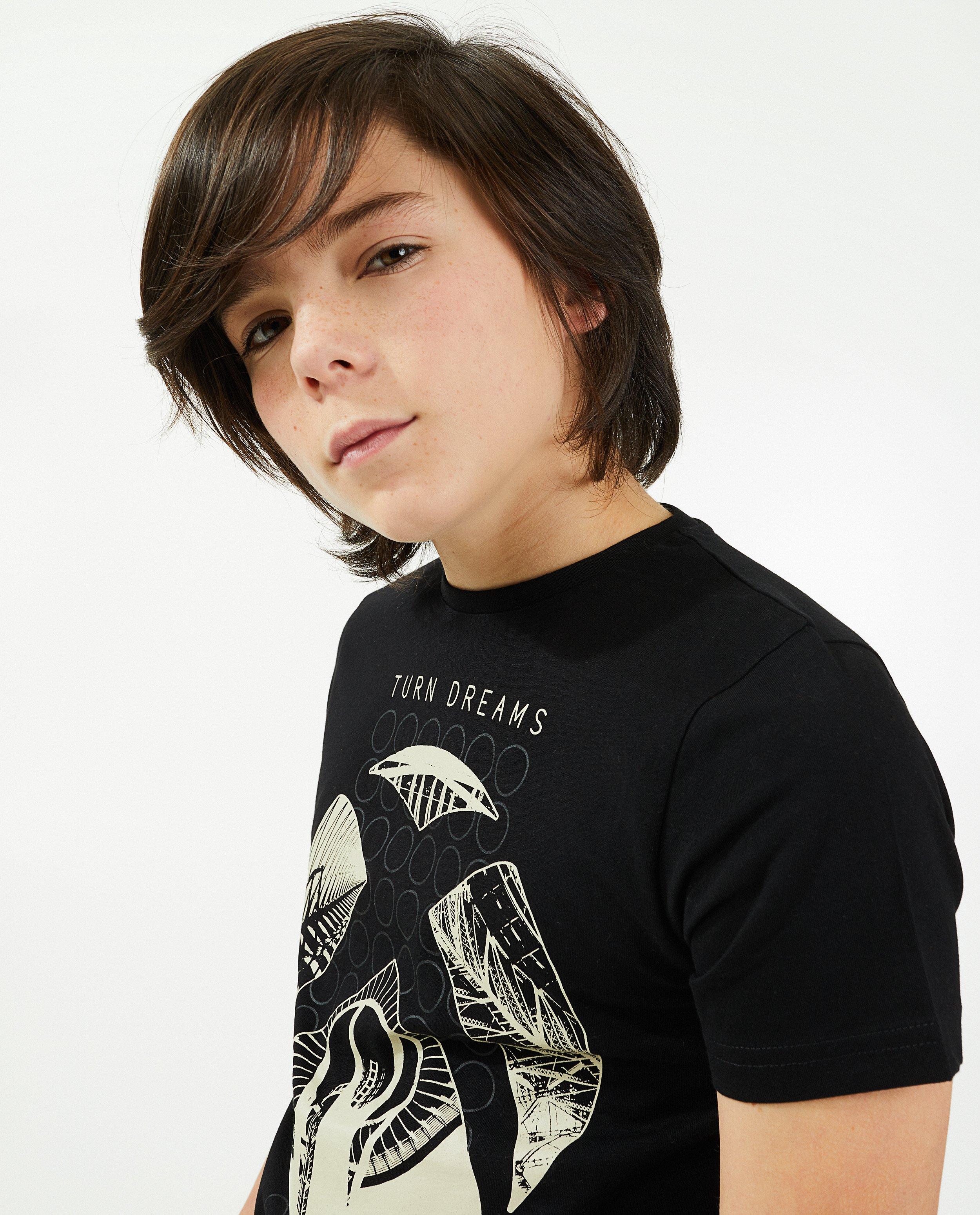 T-shirts - Zwart T-shirt met print Xbox