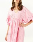 Kleedjes - Roze jurk met borduursel