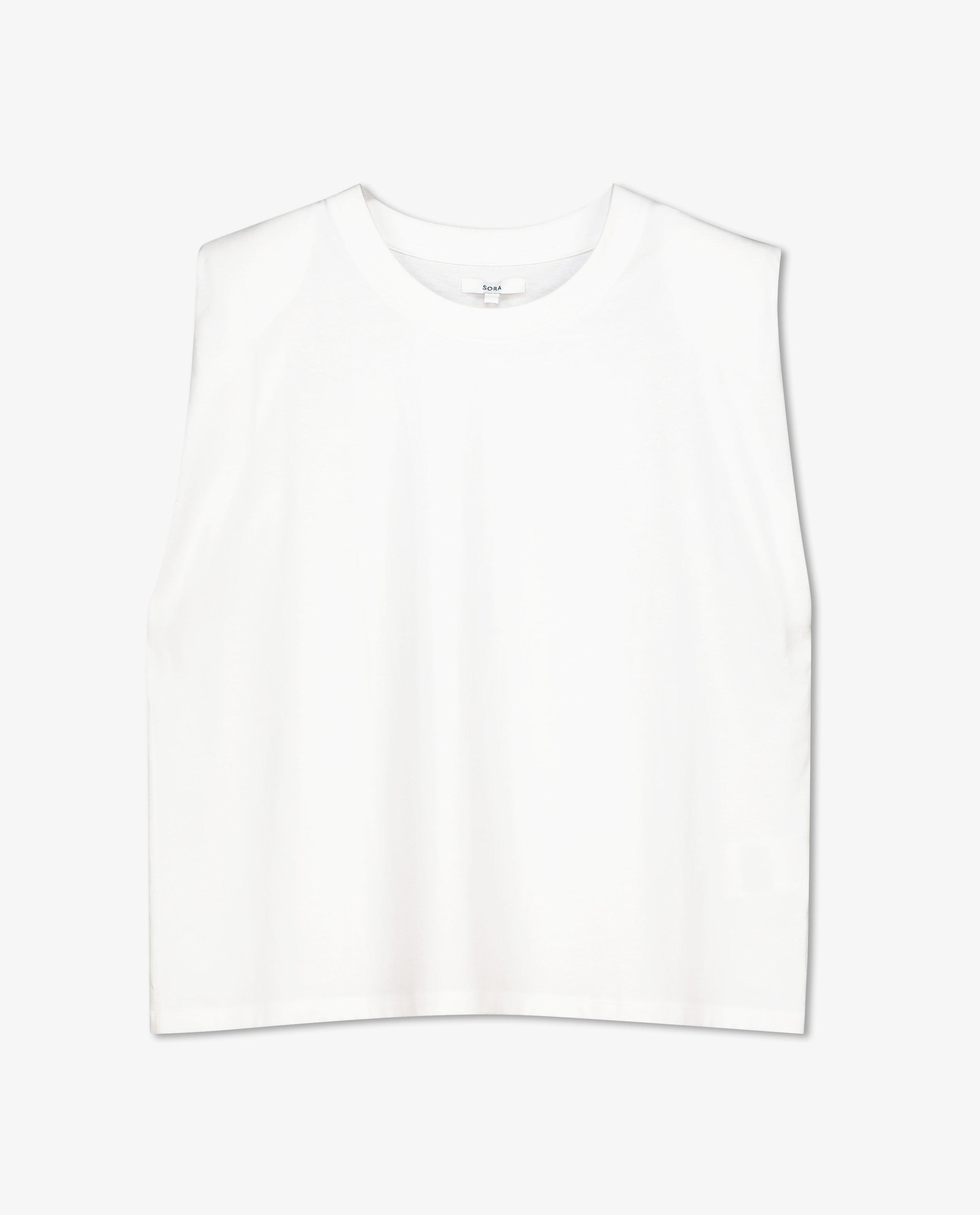 T-shirts - Top met schoudervulling Sora