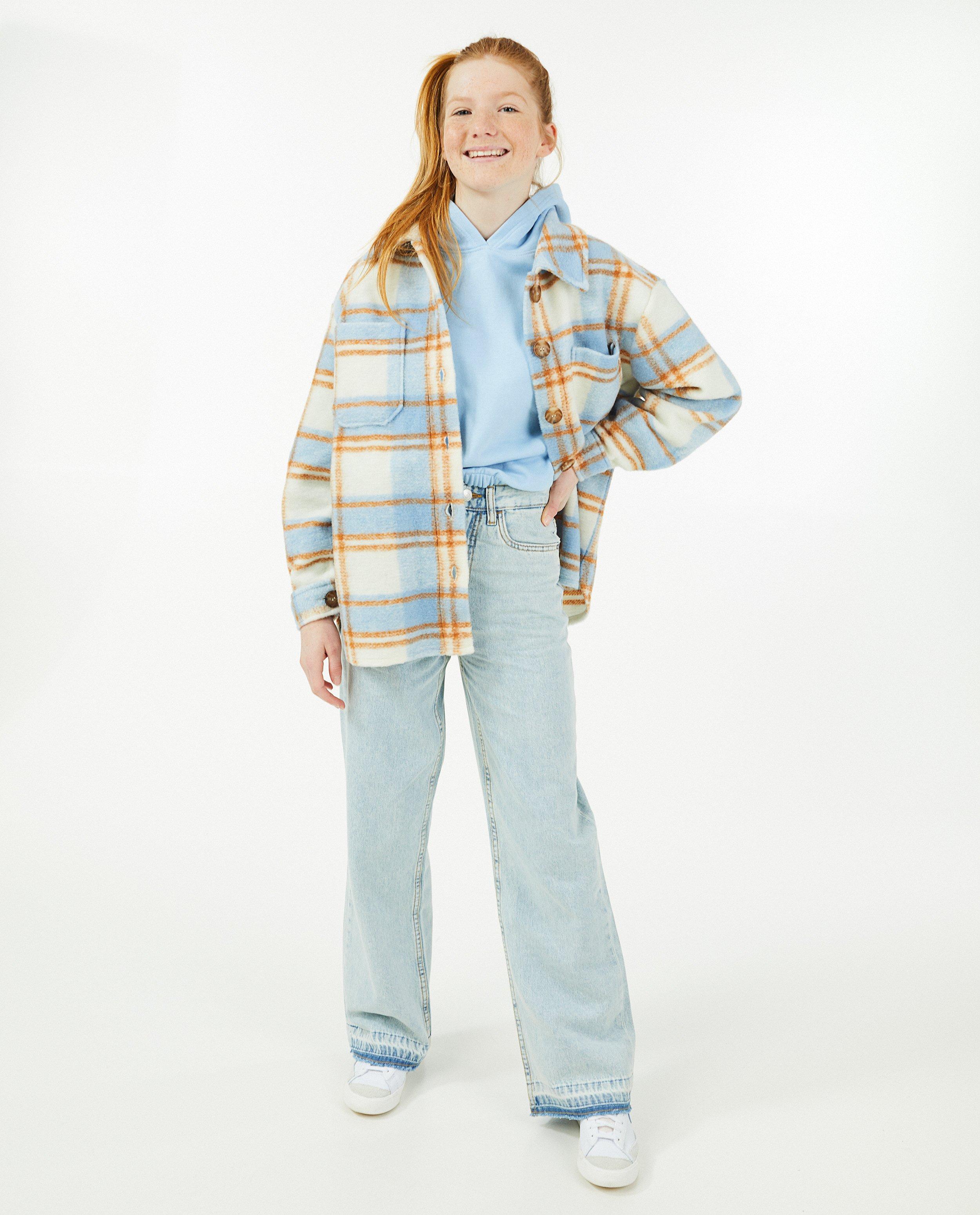 Veste légère à carreaux bleu clair - null - Groggy