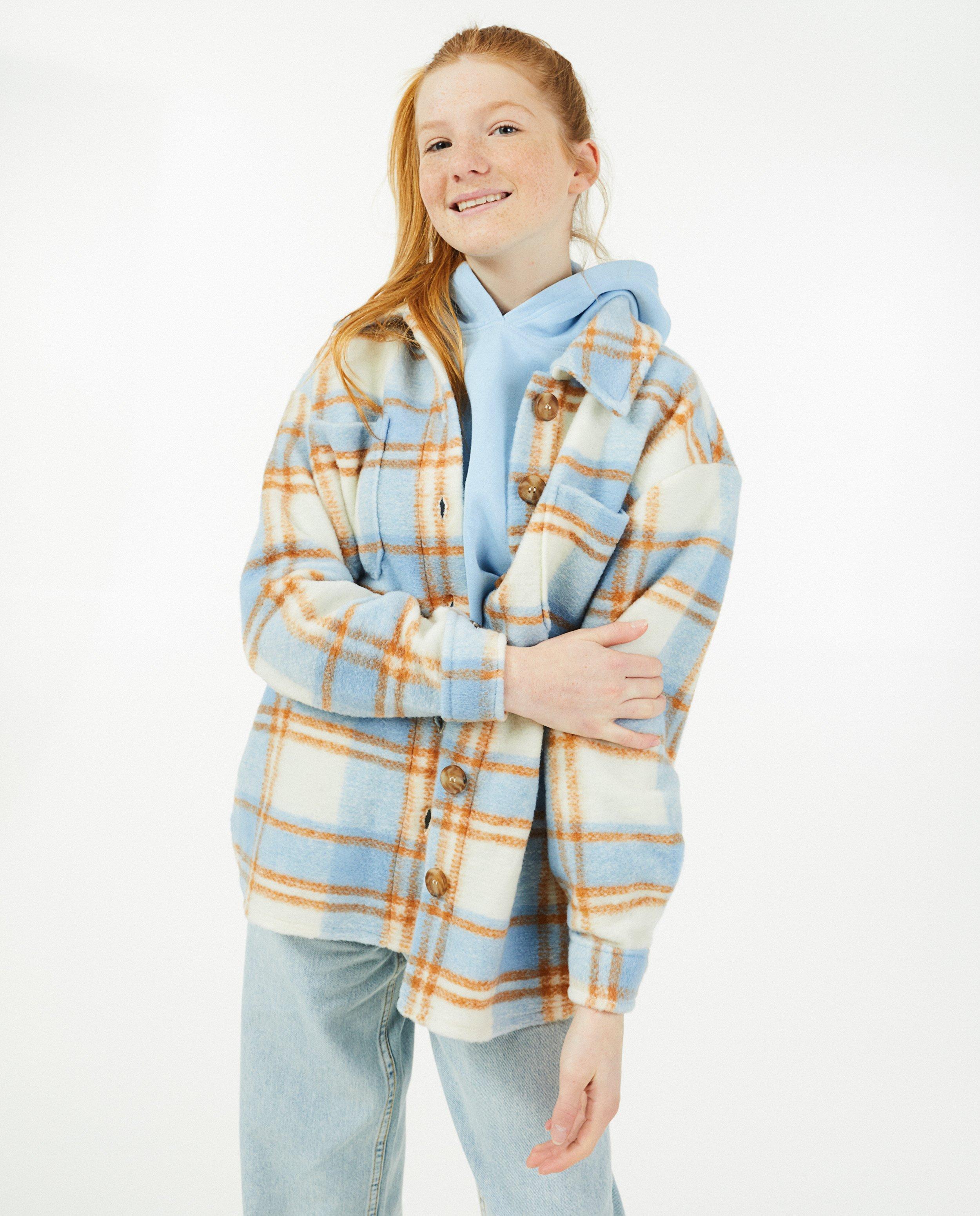 Blazers - Veste légère à carreaux bleu clair