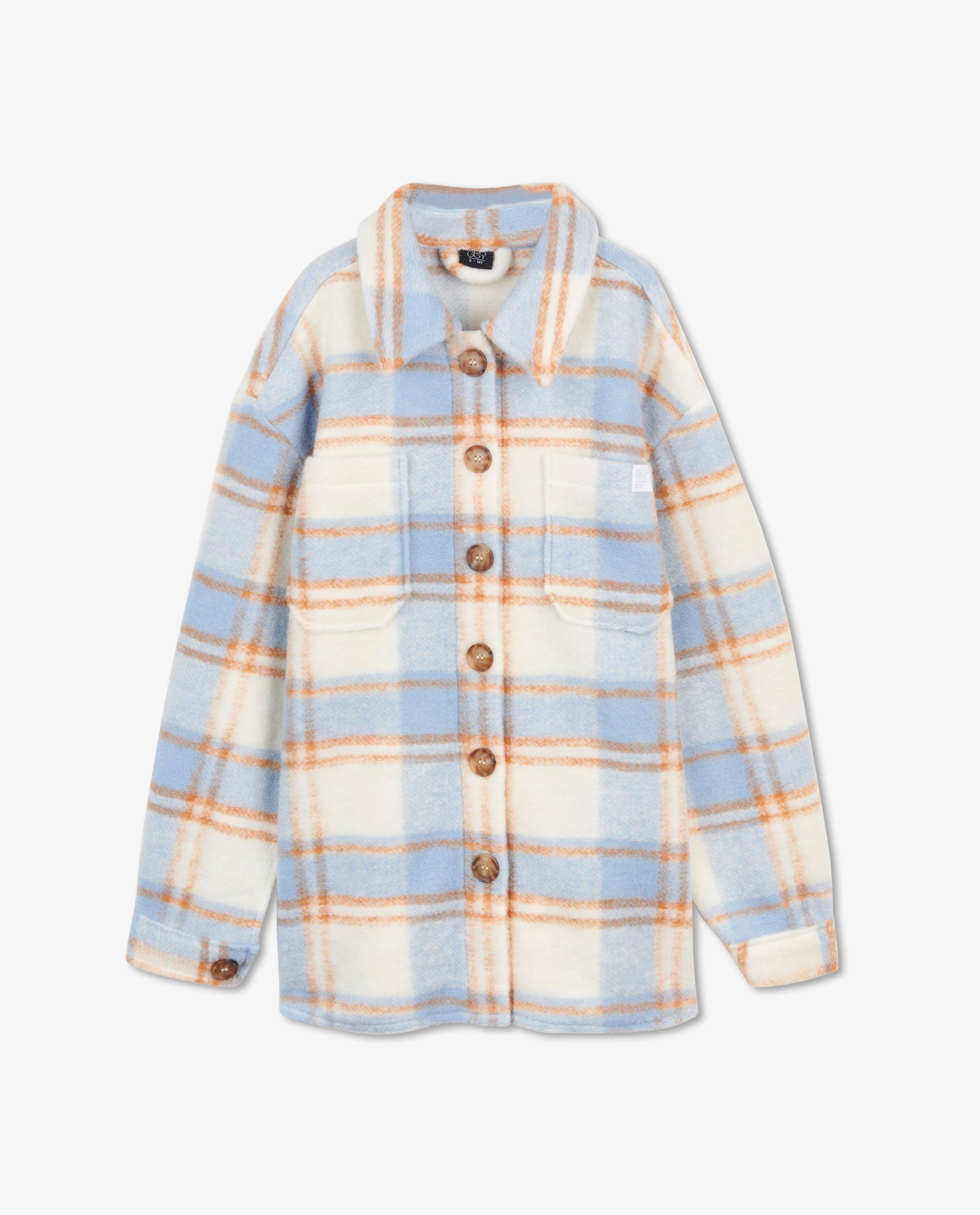 Blazers - Veste légère à carreaux bleu clair