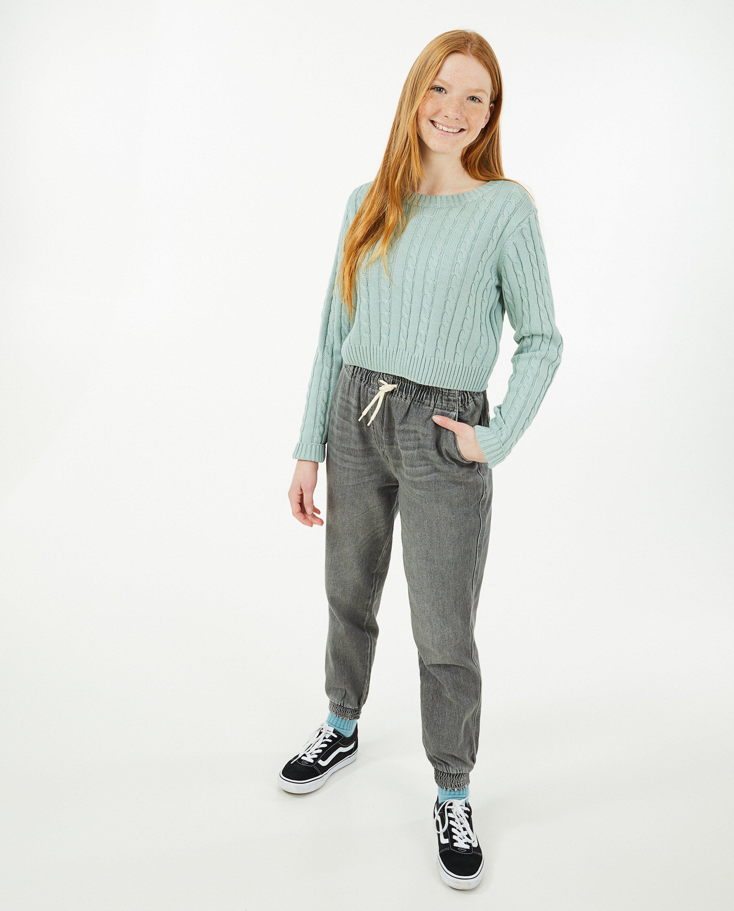 Jogger gris - D&eacute;tails du produit - gris clair - image num&eacute;ro 1